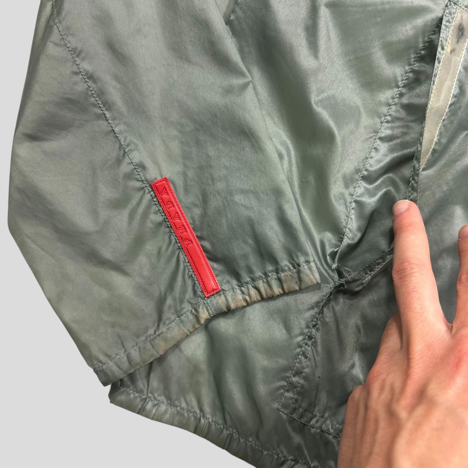 Prada Prada Sport SS00 Transparent Nylon Reflective Jacket - IT50 Size US L / EU 52-54 / 3 - 9 Thumbnail