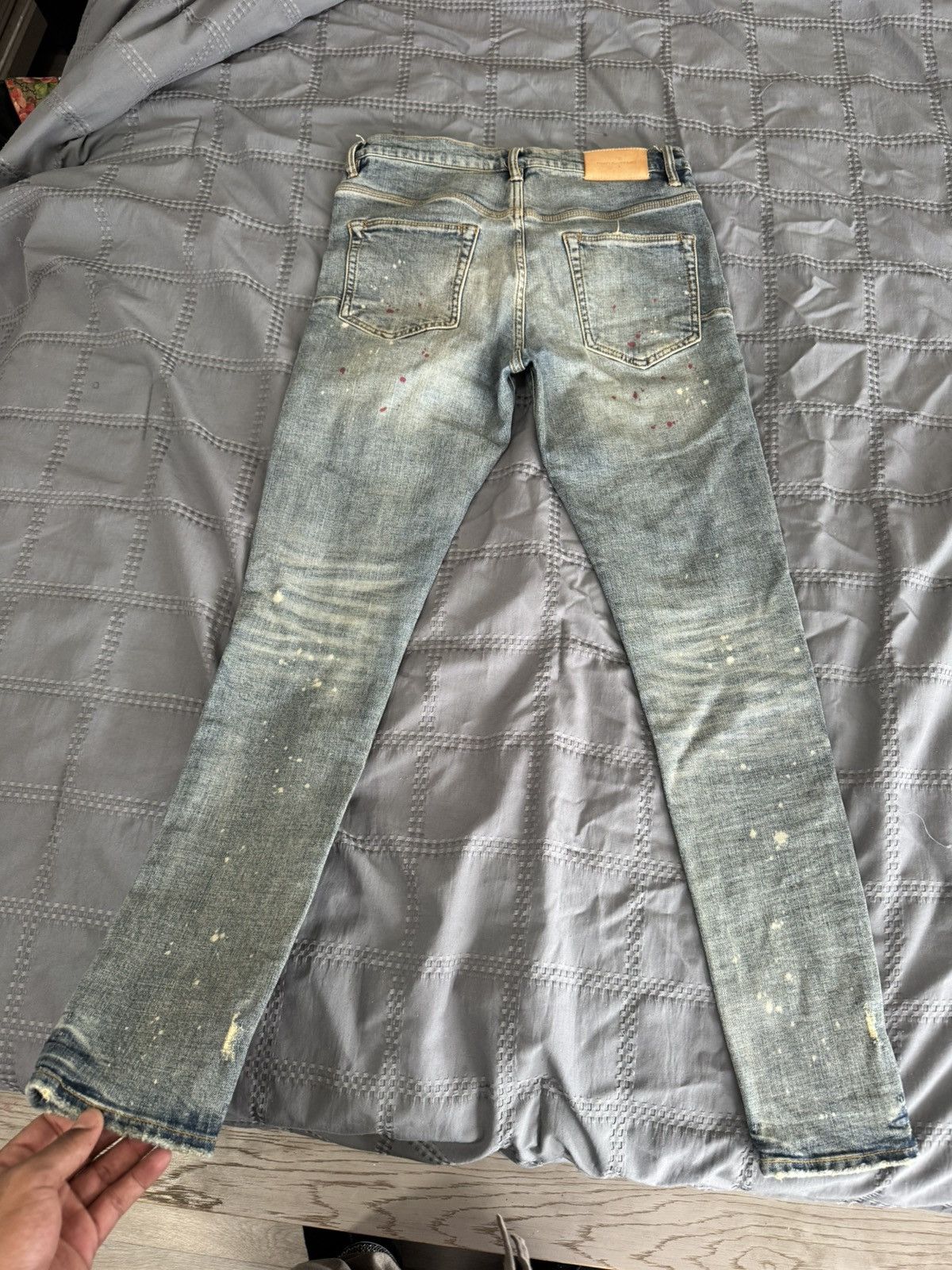 Purple Brand Purple Brand paint splatter jeans Size US 31 - 6 Thumbnail