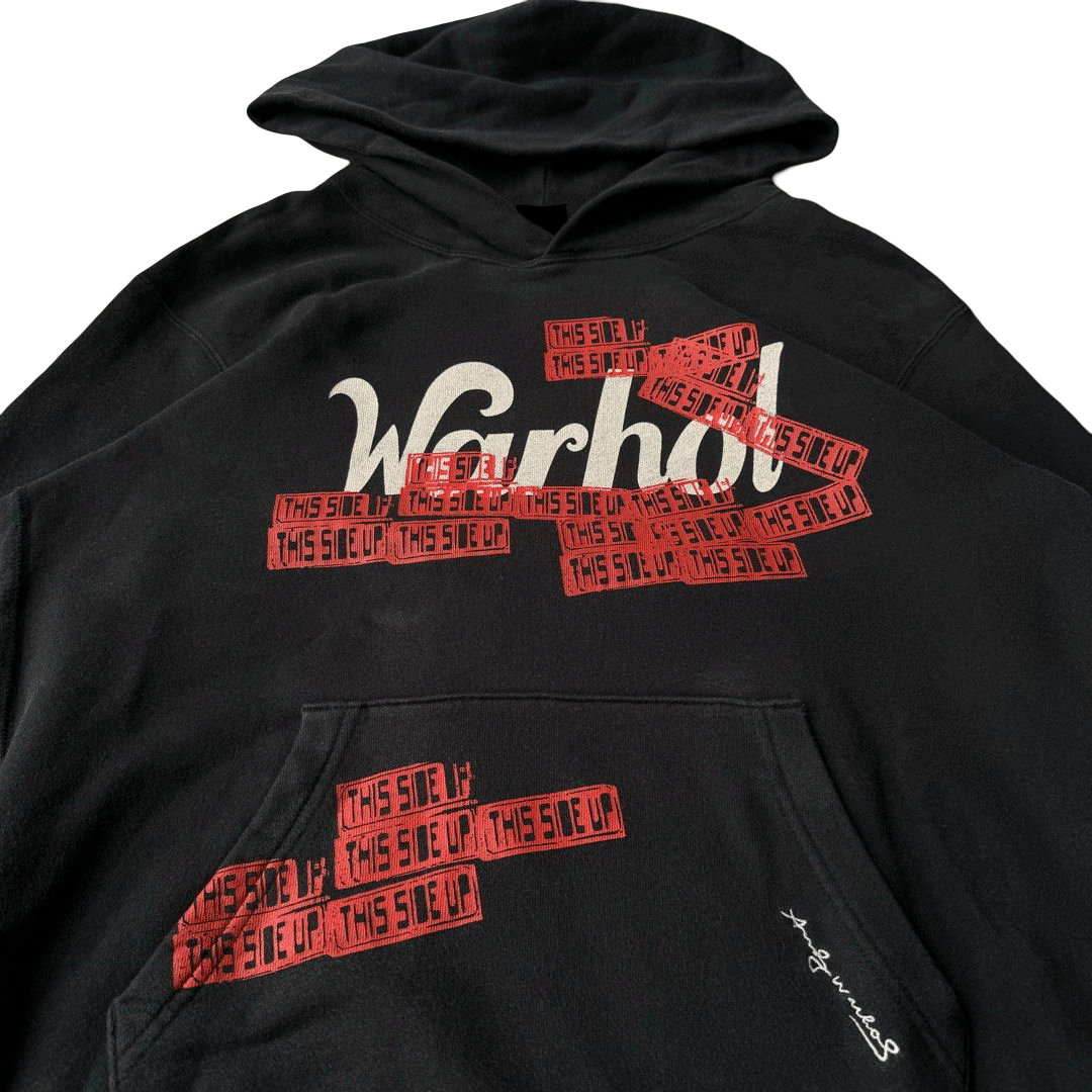 Andy Warhol × Designer × Vintage Andy Warhol Big Print Spell Out Hoodie Size US M / EU 48-50 / 2 - 3 Thumbnail