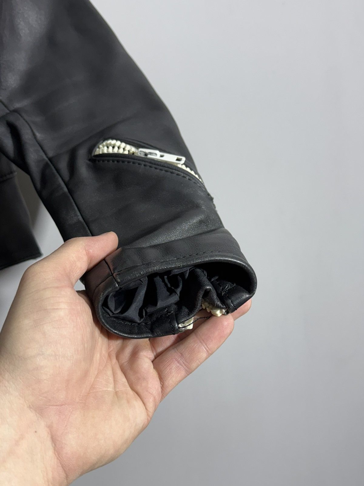Other Vintage Womens IXS Biker Leather Suit set jacket + pants Size S / US 4 / IT 40 - 9 Thumbnail