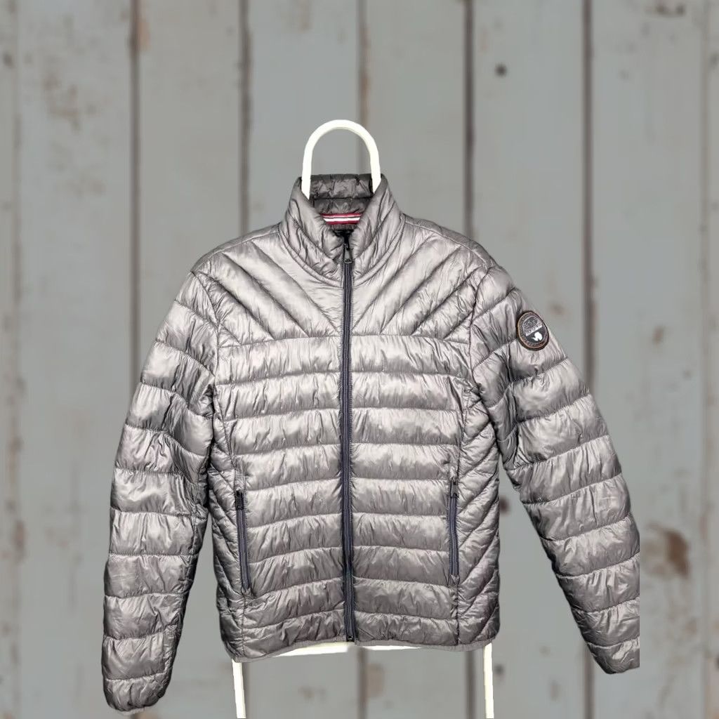 Napapijri Napapijri Jacket M Puffer Gray Men Regular Logo Vintage No Size US M / EU 48-50 / 2 - 1 Thumbnail