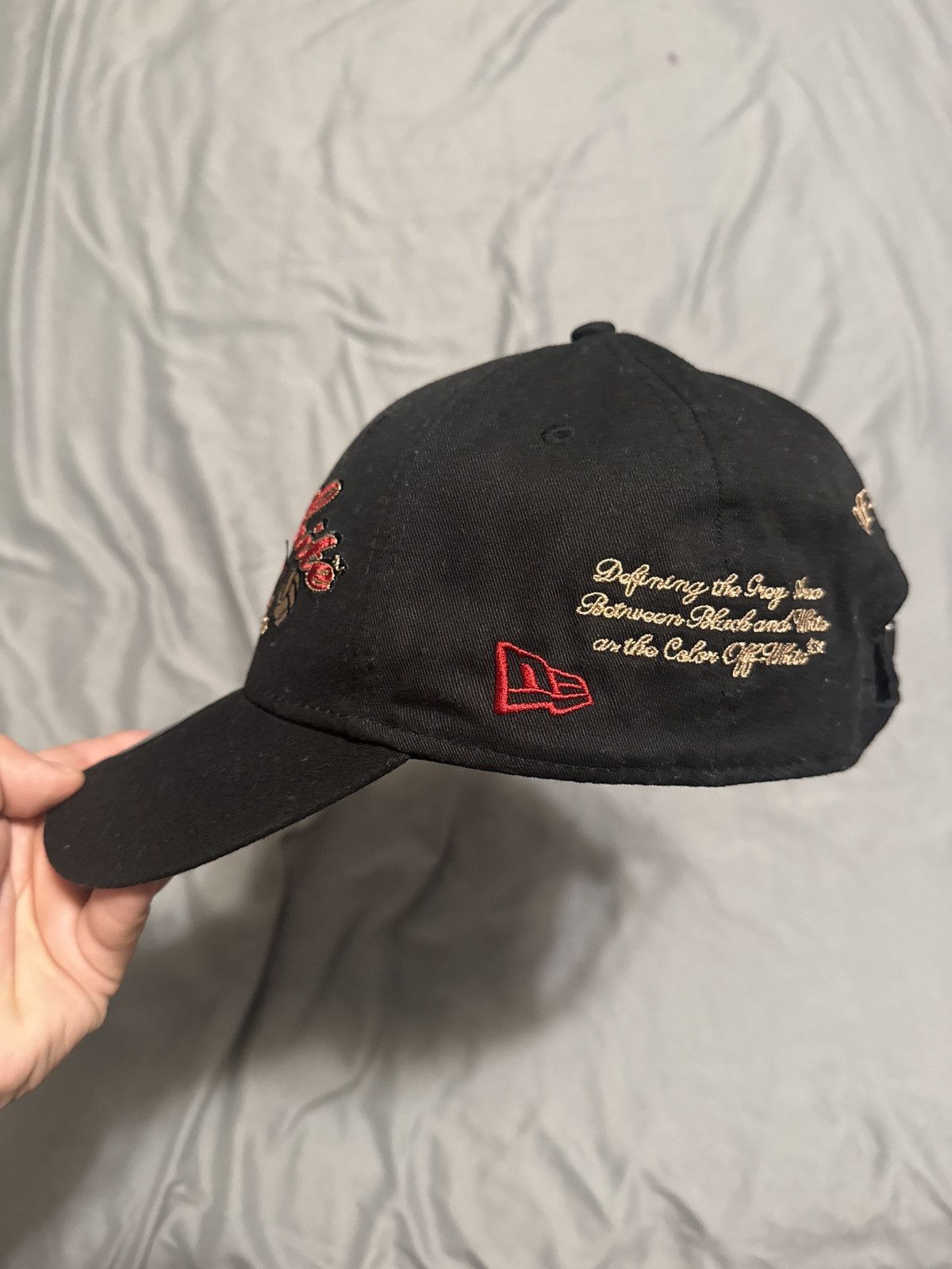 Off-White OffWhite x A.C. Milan Script New Era Hat Size ONE SIZE - 5 Thumbnail