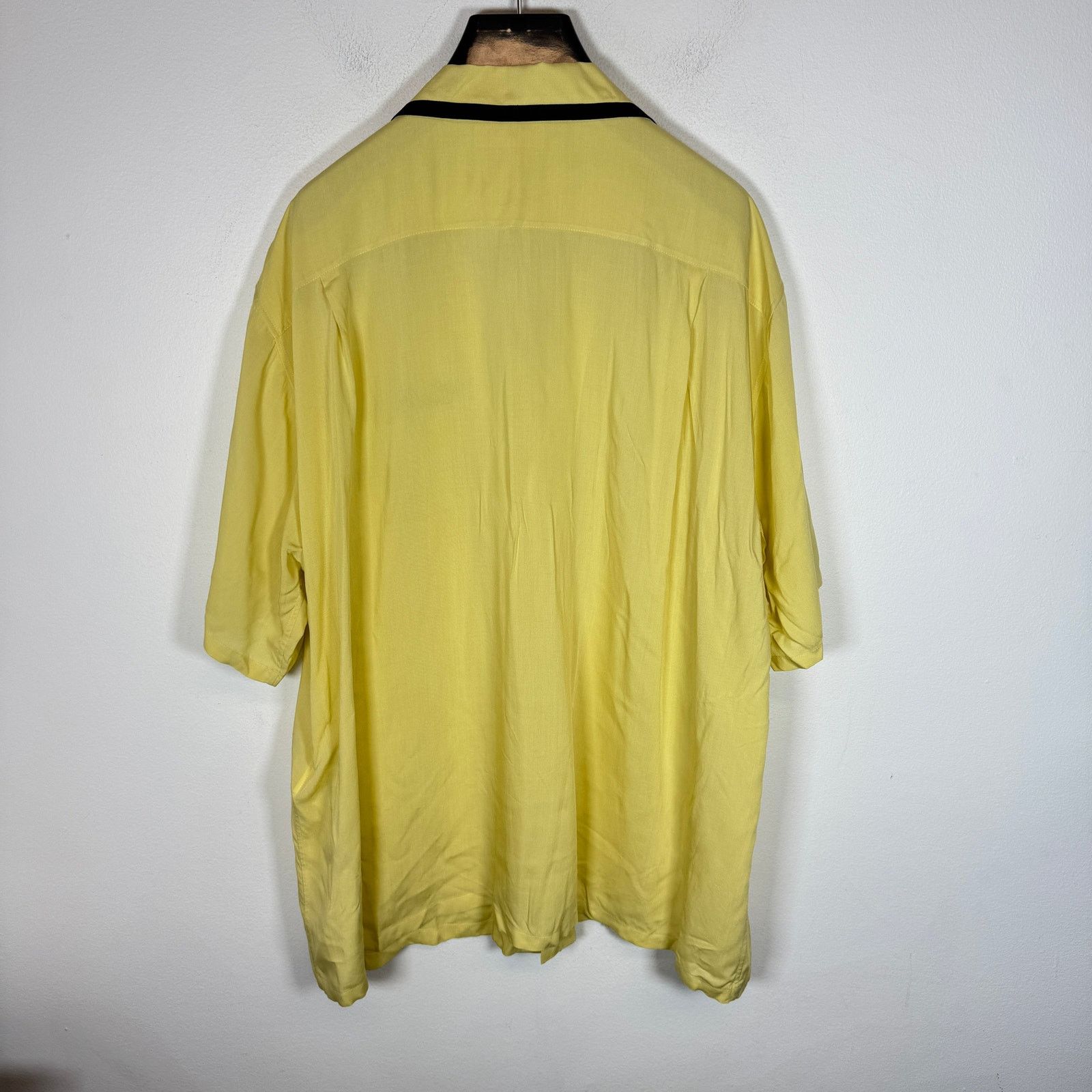 Celine Celine Yellow Viscose Bowling Shirt Size XL Size US XL / EU 56 / 4 - 4 Thumbnail
