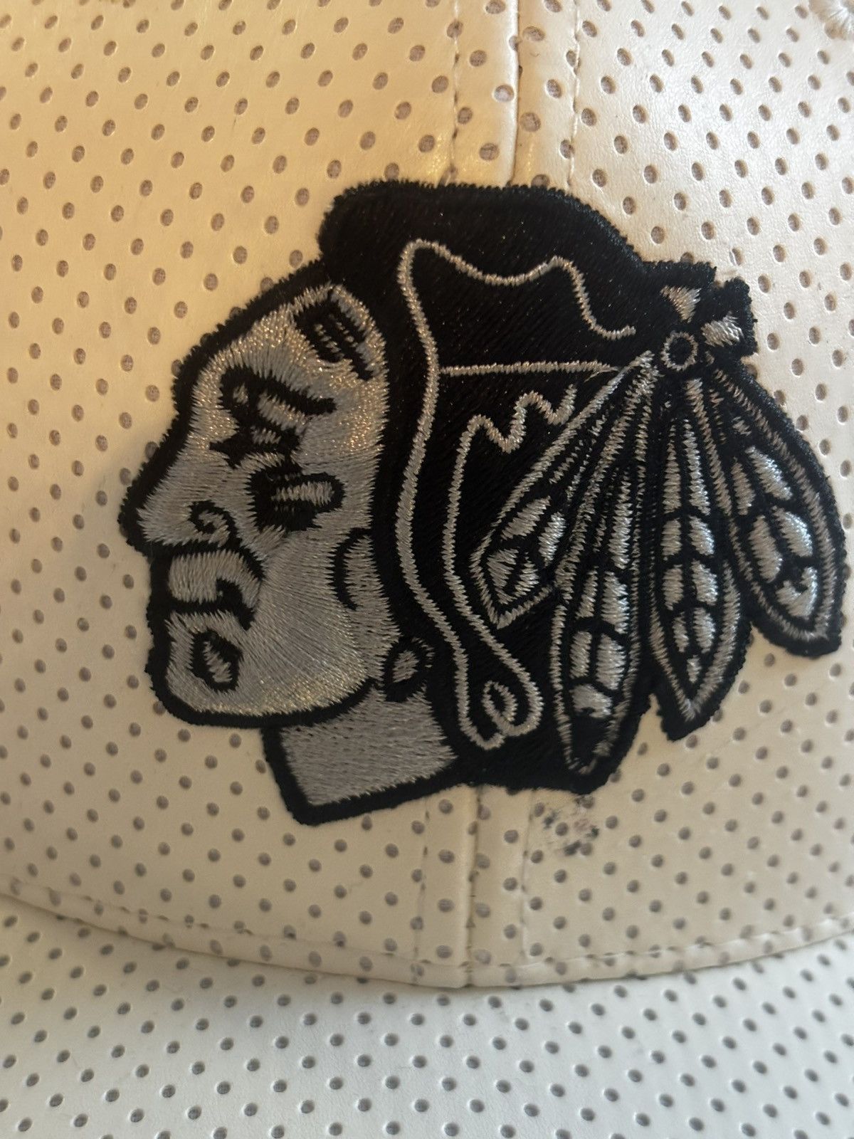American Needle White Chicago blackhawks Cap.mh0201 Size ONE SIZE - 10 Thumbnail
