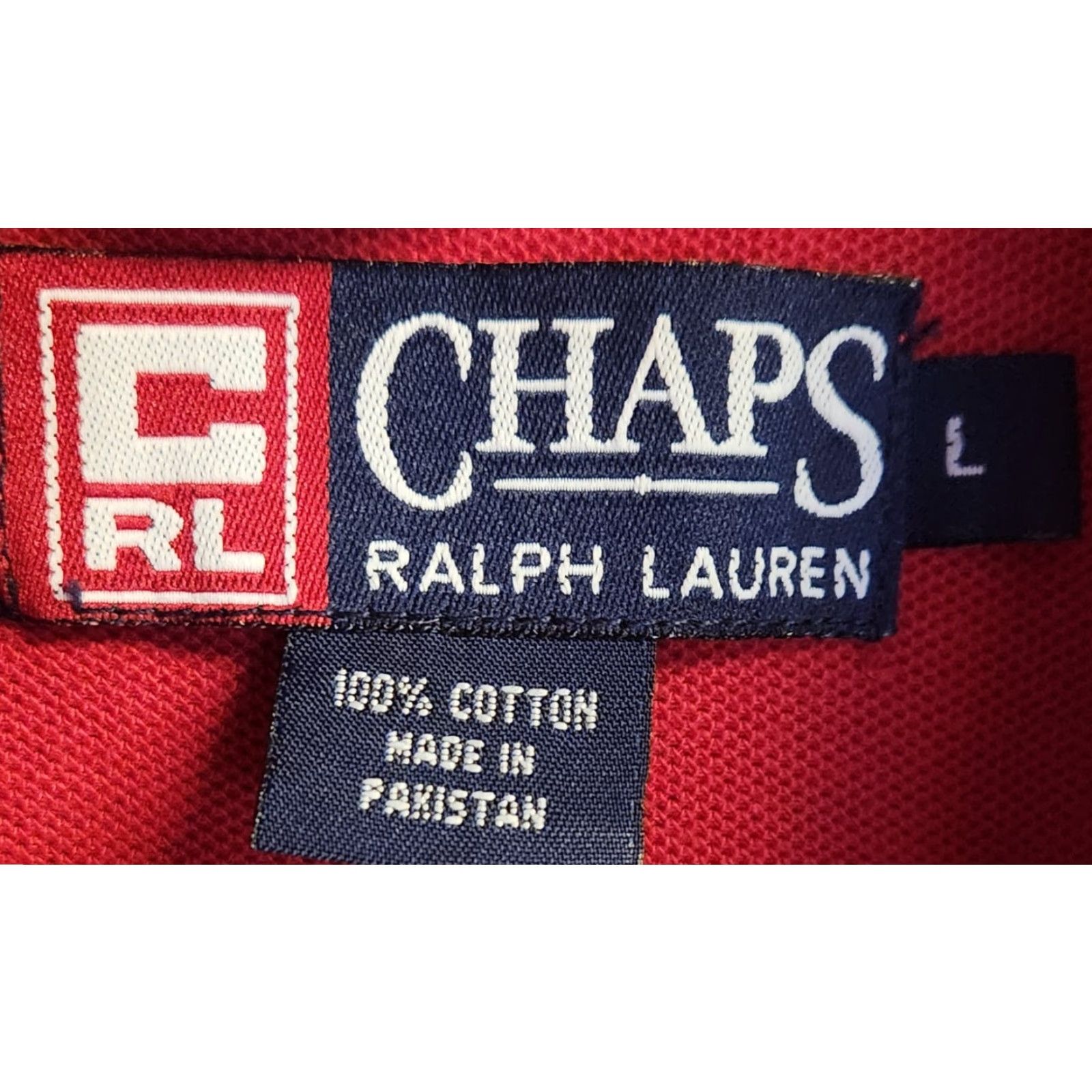 Ralph Lauren Chaps Ralph Lauren Golf Polo Shirt Men L Red Short Sleeve Vintage Logo RL Polo Shirt Golf L Red Mens Vintage Logo RL Size US L / EU 52-54 / 3 - 6 Thumbnail