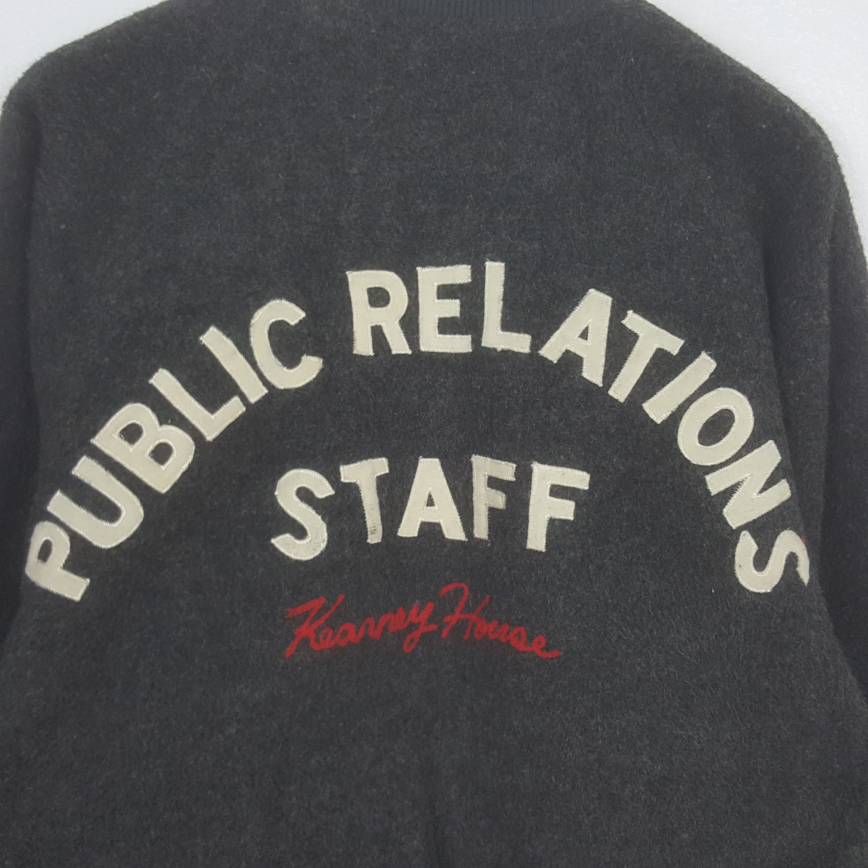 Japanese Brand Vintage Public Relations Staff Bombers Jacket C323N1 Size US XL / EU 56 / 4 - 2 Thumbnail