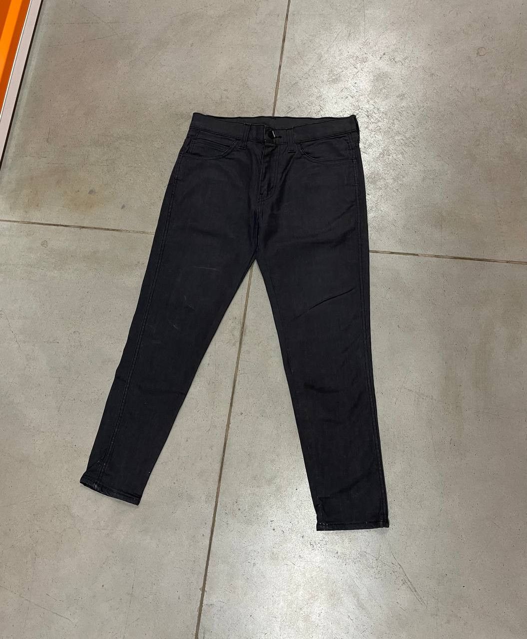 Levi's Waxed Levis Skinny Cropped Jeans W32 x L30 Size US 32 / EU 48 - 2 Thumbnail