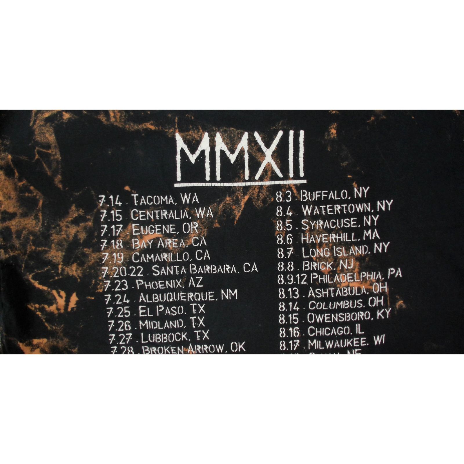 Gildan Oblivion Summer In Hell 2012 Bleach Dye Demon Shirt XL Size US XL / EU 56 / 4 - 10 Thumbnail