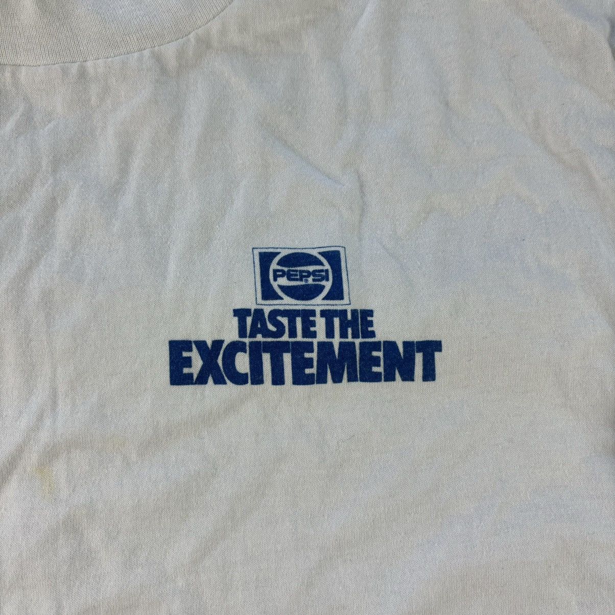 Other Vintage white 80s pepsi taste the excitement l/s shirt Size US L / EU 52-54 / 3 - 4 Thumbnail