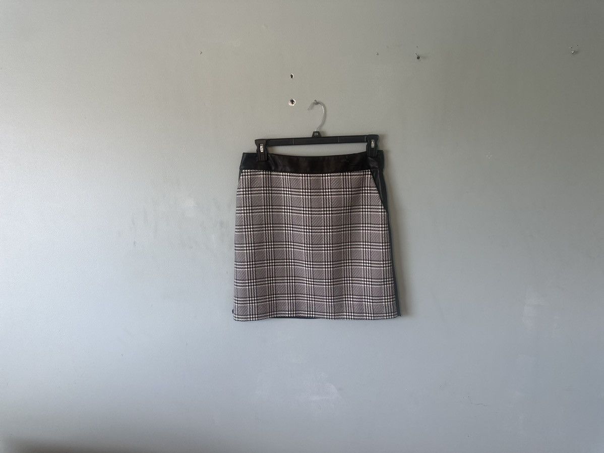 Other Patterned Skirt w/ leather- The Limited - Medium Size 8 Size 30" / US 8 / IT 44 - 3 Thumbnail
