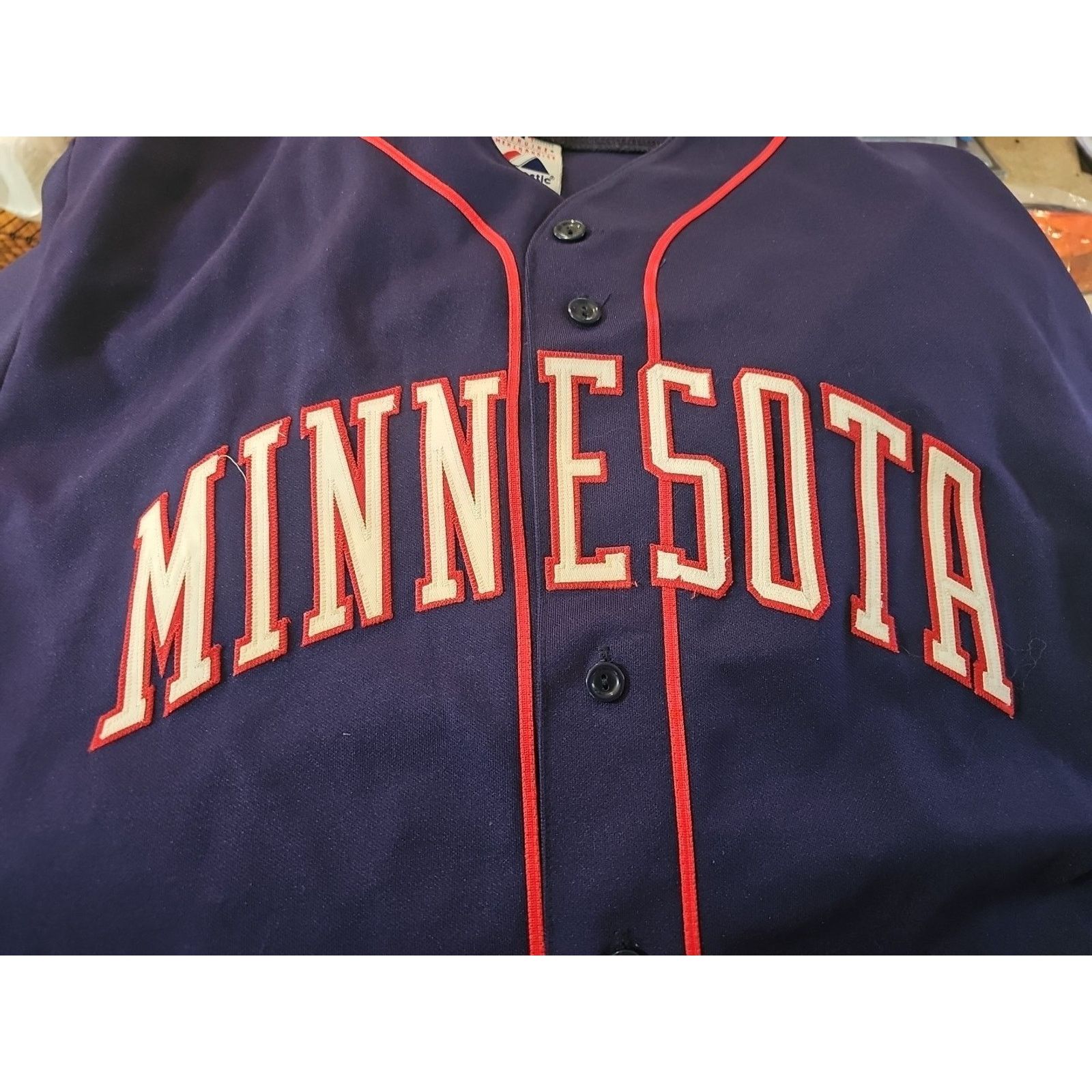 Majestic Vintage Majestic Minnesota Twins Baseball Jersey Blank Sz 2X Size US XXL / EU 58 / 5 - 3 Thumbnail