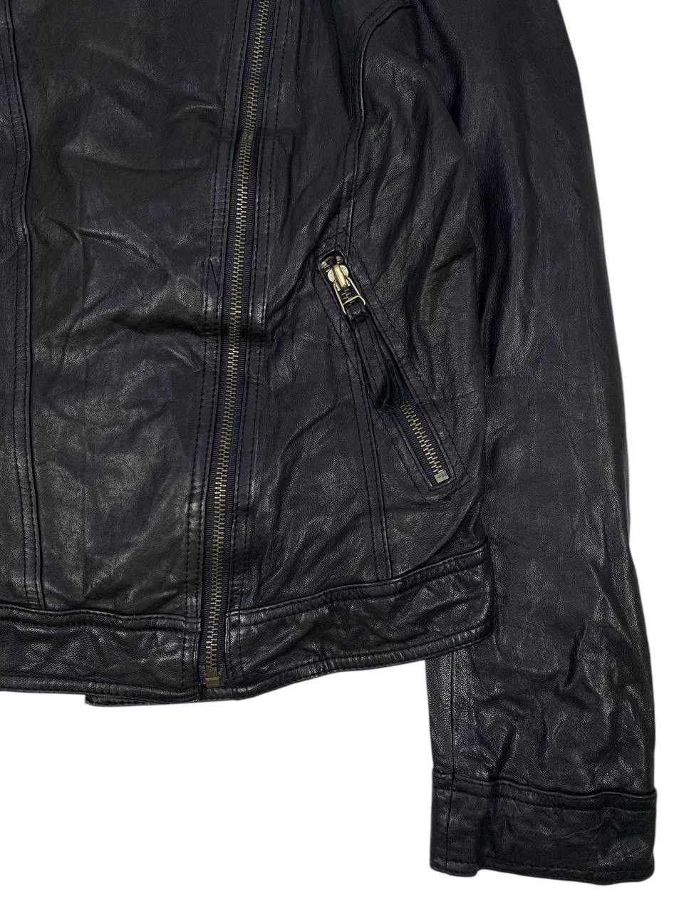 GOA Y2K 2000’s GOA Lamb Leather Riders Jacket Size S / US 4 / IT 40 - 11 Thumbnail