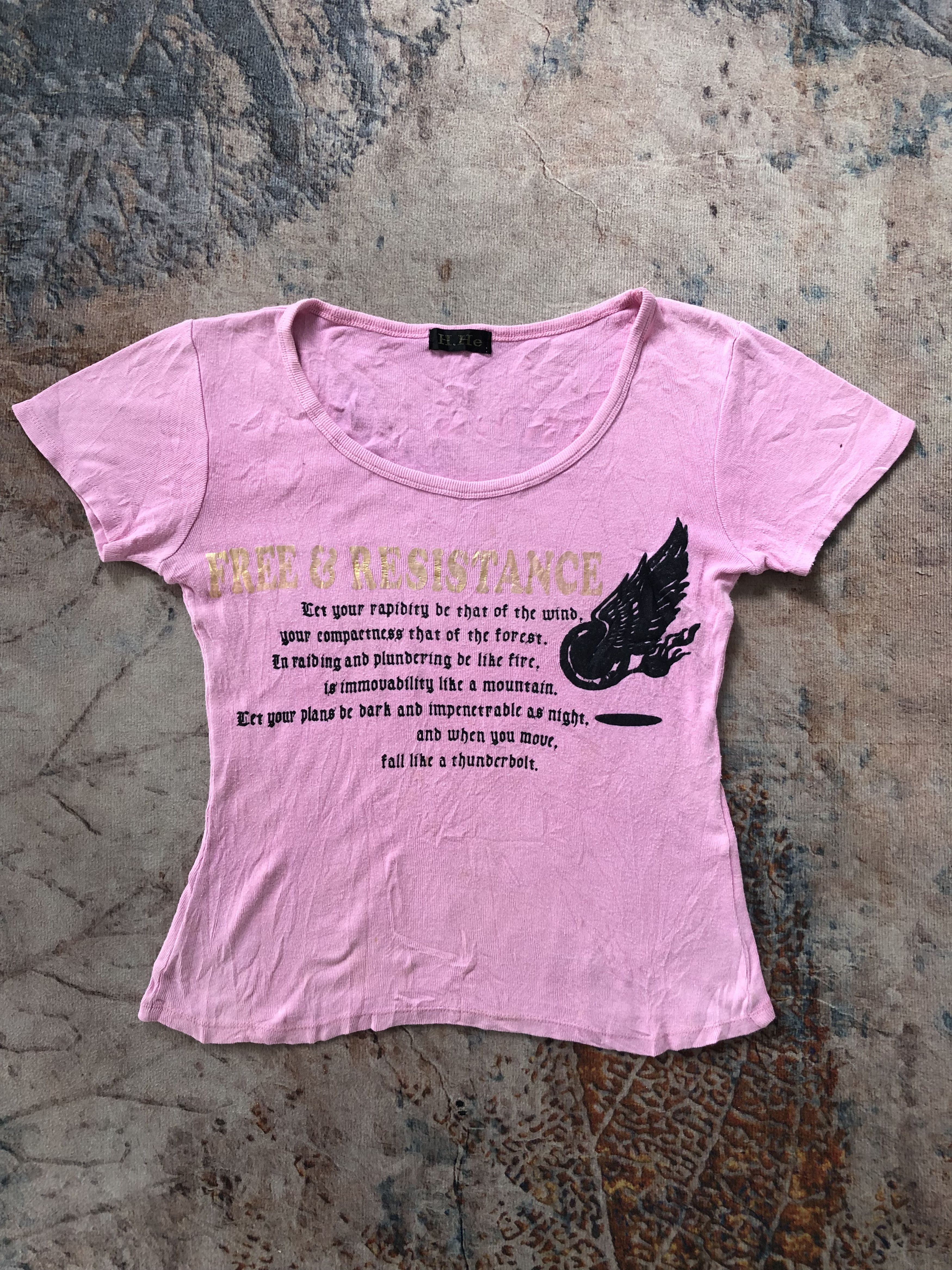 If Six Was Nine JAPANESE POEM PUNK ROCK STYLE TSHIRT TEE Size US S / EU 44-46 / 1 - 1 Thumbnail
