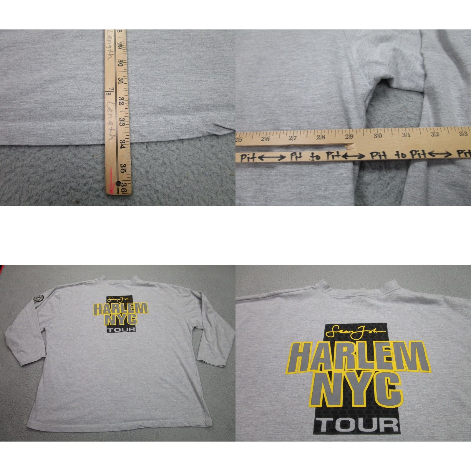 Sean John Sean John Mens 4XB XXXXL Baggy Hip Hop Shirt Size US XXL / EU 58 / 5 - 8 Thumbnail