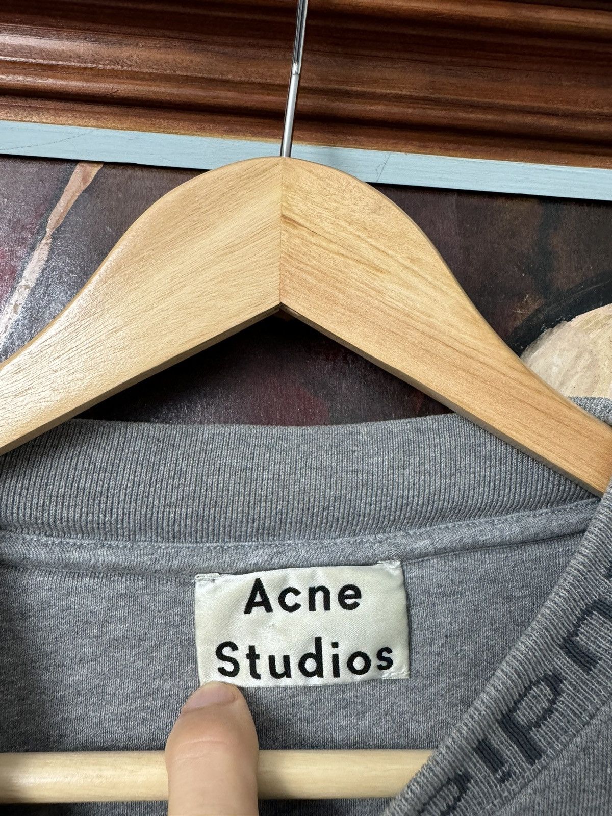Acne Studios Acne Studios Flogho Crewneck Oversize Boxy Fit Designer Size US M / EU 48-50 / 2 - 4 Thumbnail