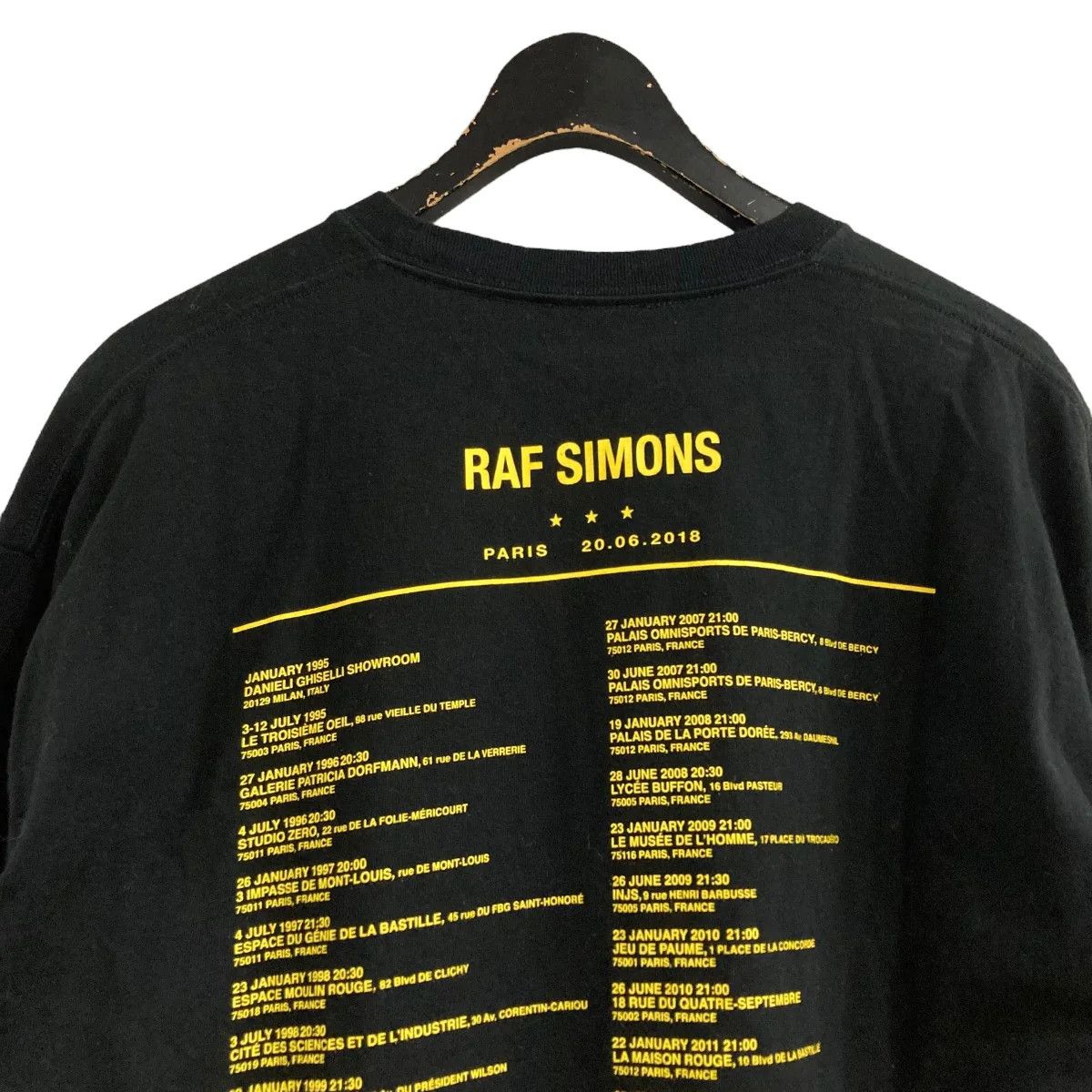 Raf Simons SS19 Paris Band Tour Tee Size US S / EU 44-46 / 1 - 3 Thumbnail