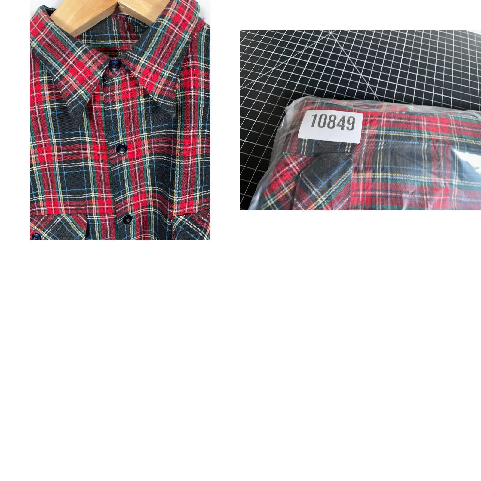 Vintage VINTAGE Big Mac Plaid Shirt Mens XL Red Green Tartan Flannel Cotton Polyester Button-Up 70s 80s Grunge Size US XL / EU 56 / 4 - 9 Thumbnail