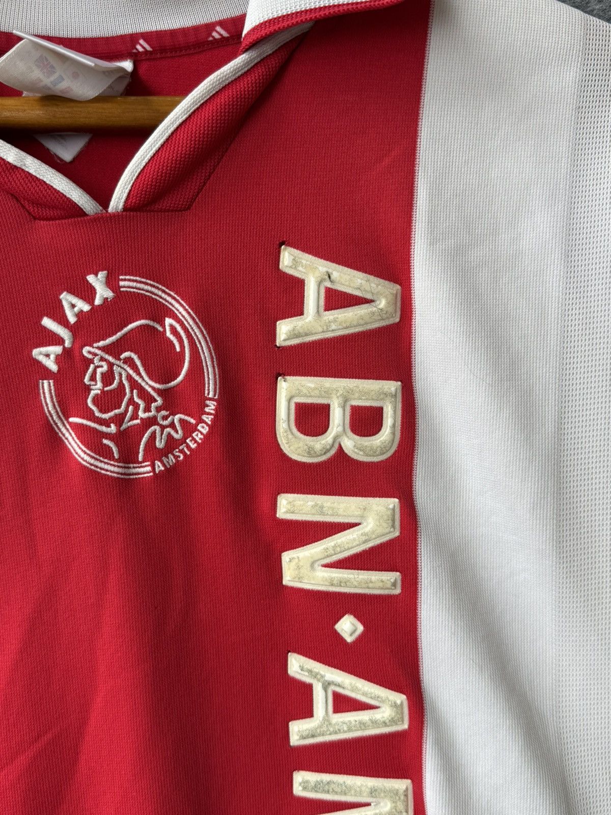 Adidas Vintage Adidas Ajax Amsterdam 2000s home football shirt Size US L / EU 52-54 / 3 - 5 Thumbnail