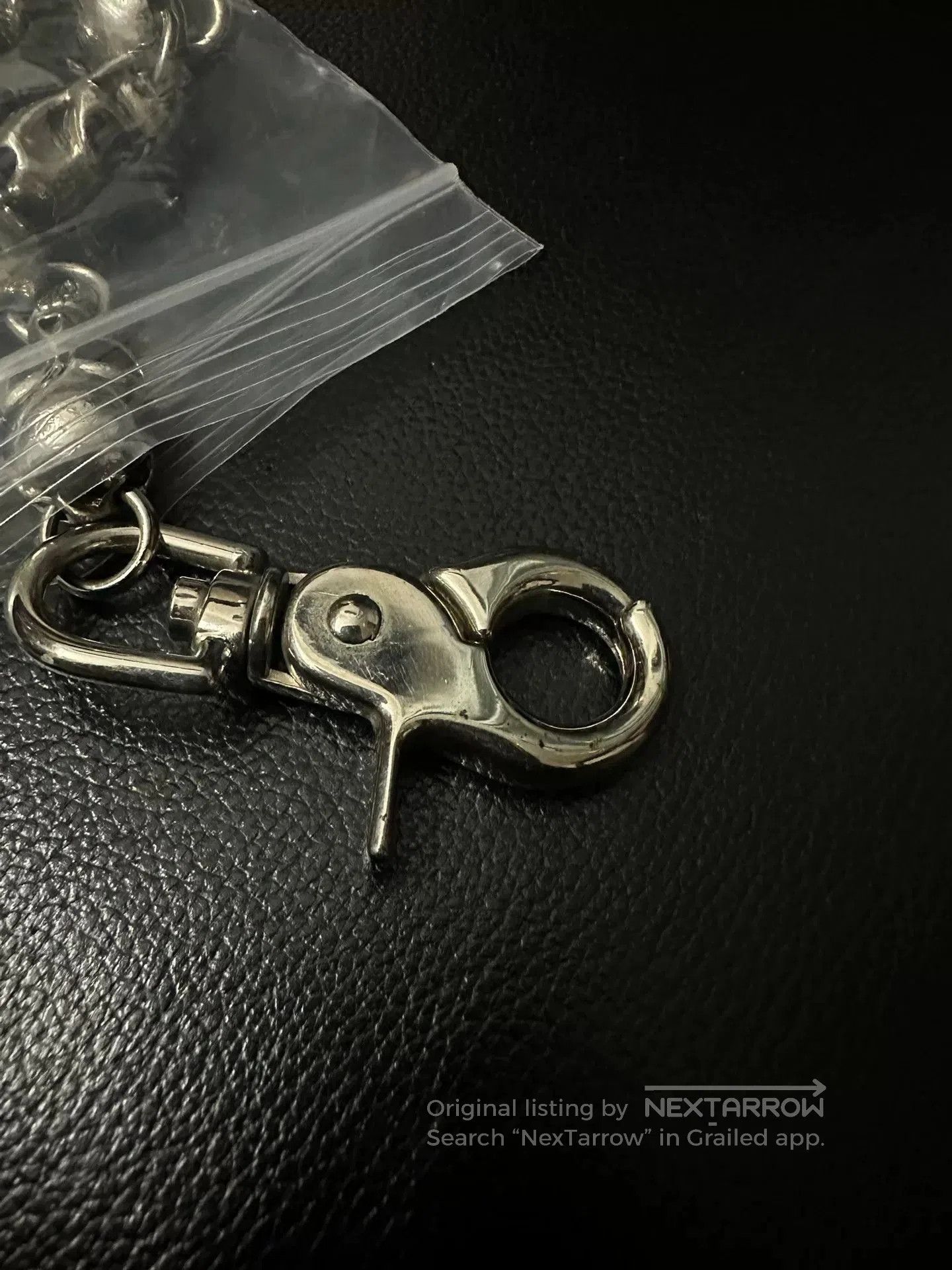 Vintage Vintage 90s Gunmetal Skull Chain. Size ONE SIZE - 8 Thumbnail