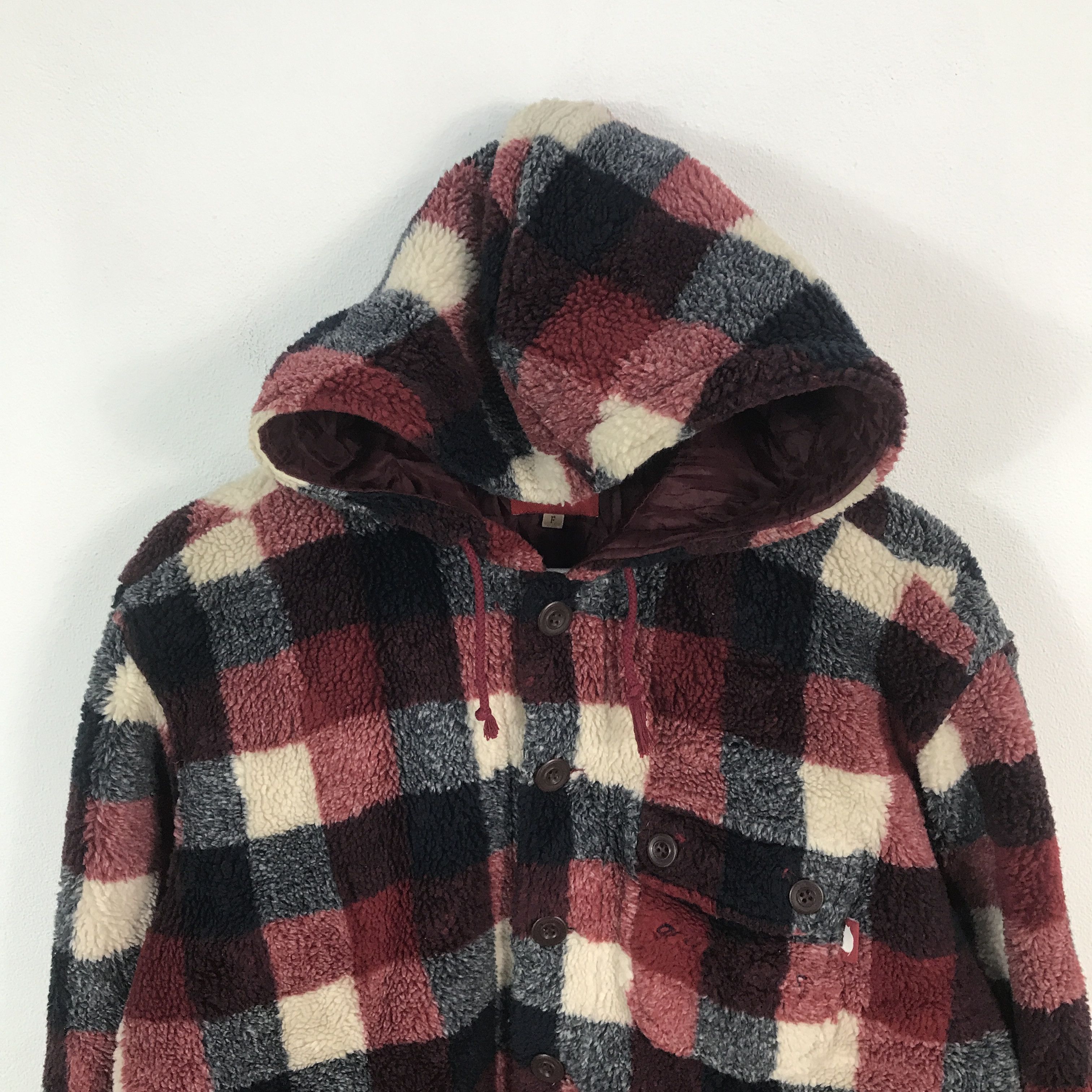 Japanese Brand Rare drug store's sherpa fleece button jacket Size US M / EU 48-50 / 2 - 3 Thumbnail