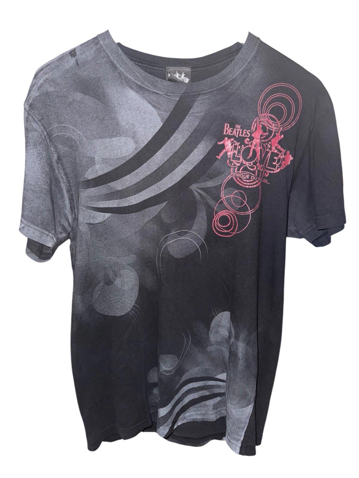 Designer The Beatles Cirque Du Soleil Love T-Shirt Black & Gray Sz M Size US M / EU 48-50 / 2 - 1 Thumbnail