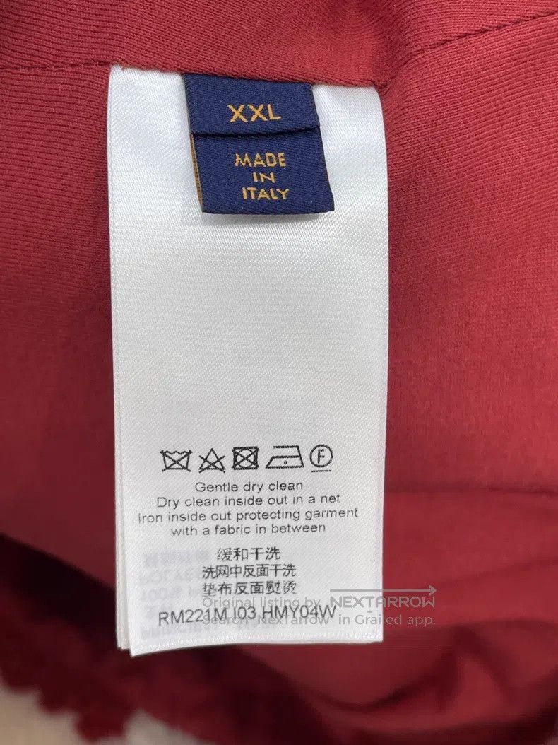 Louis Vuitton Louis Vuitton 22 red and white checkerboard teddy jacket Size US XXL / EU 58 / 5 - 8 Thumbnail