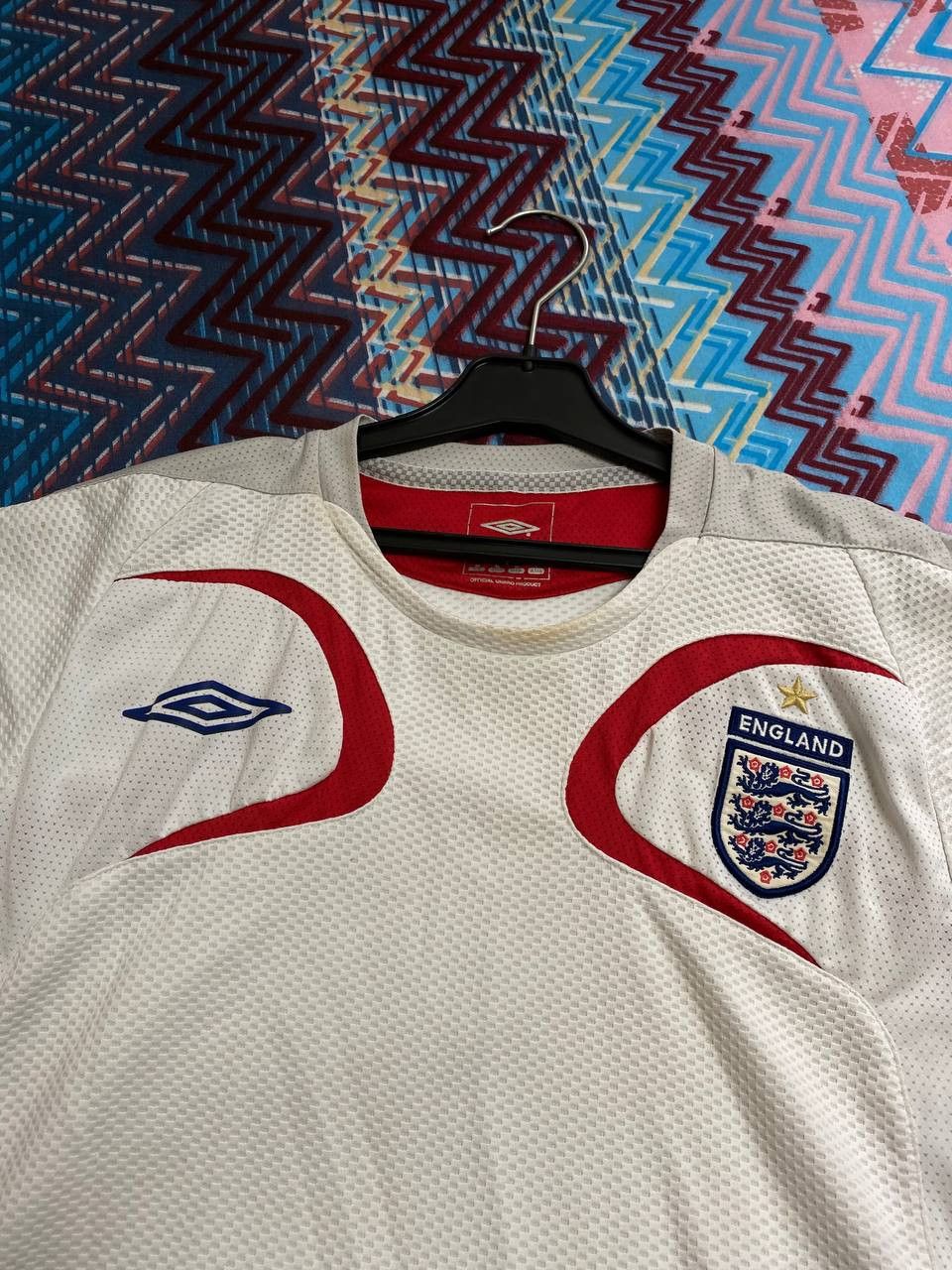 Umbro × Vintage UMBRO ENGLAND NATIONAL TEAM HOME FOOTBALL SHIRT Size US M / EU 48-50 / 2 - 11 Thumbnail