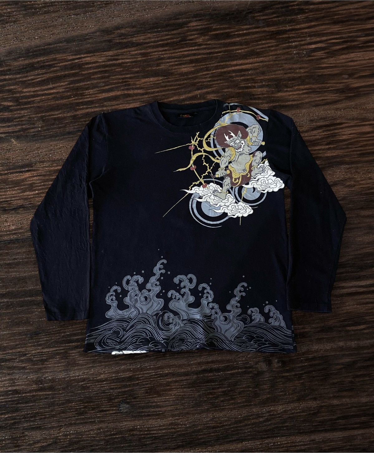 Bullet Noise × Japanese Brand Vintage Japanese Brand Bullet Noise Over Print Sukajan Style Size US M / EU 48-50 / 2 - 2 Thumbnail