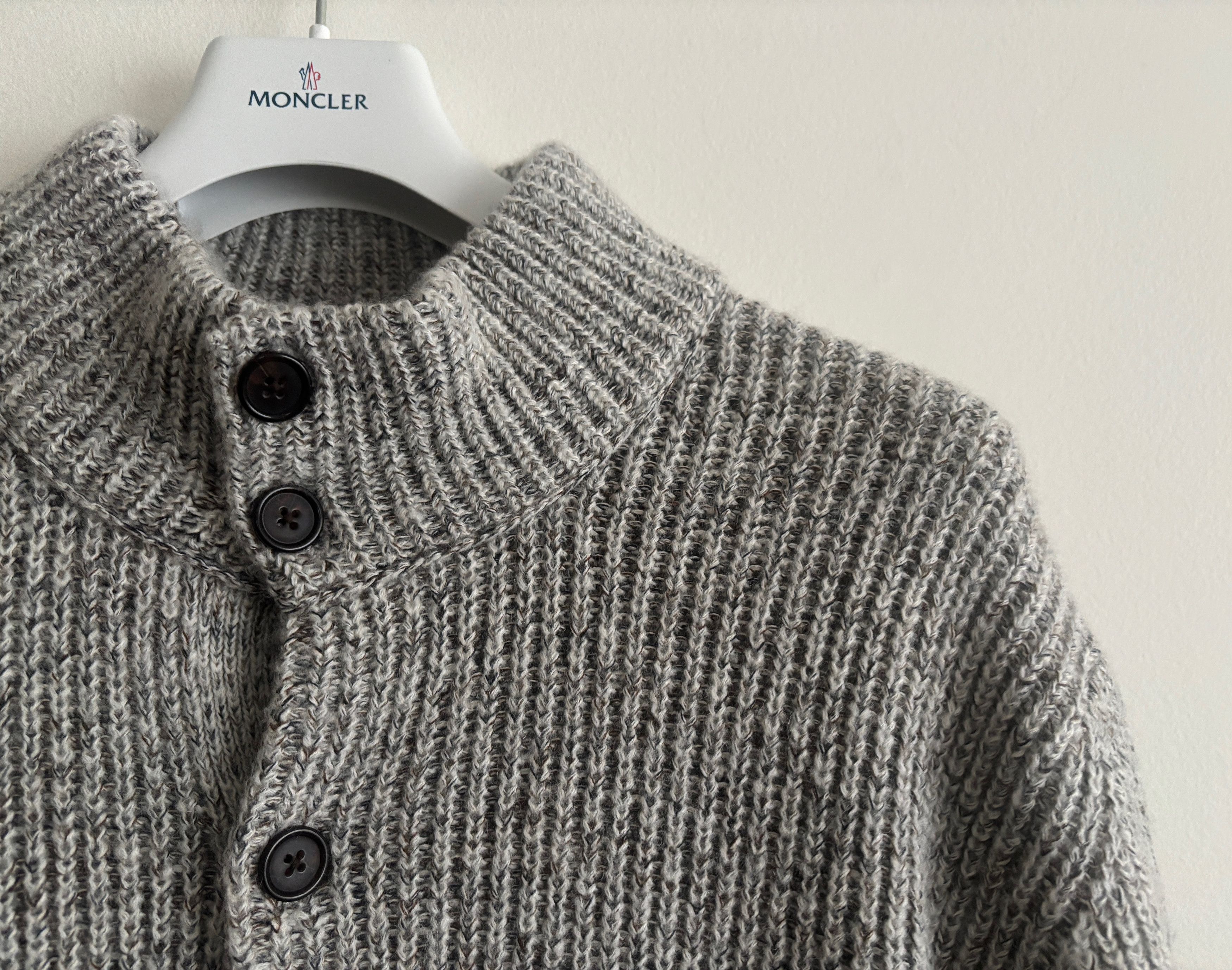 Reiss $225 Wool Cotton Mohair Cardigan Sweater (Valstarino) L- XL Size US XL / EU 56 / 4 - 6 Thumbnail