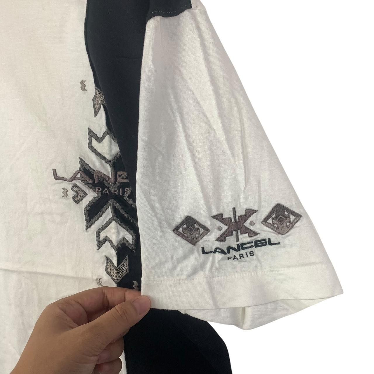 Vintage Vintage LANCEL PARIS Embroidered Logo Tee Shirt Size M / US 6-8 / IT 42-44 - 6 Thumbnail