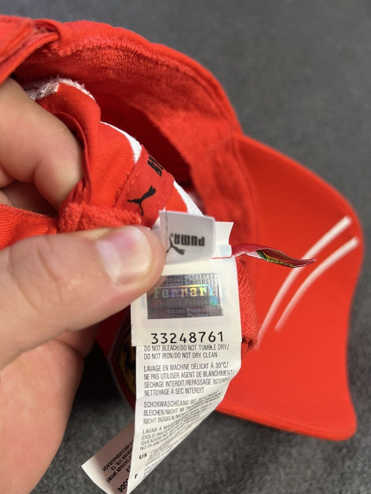 Ferrari × Puma Men's sports cap Puma Ferrari Mubadala ABU DHABI Size ONE SIZE - 10 Thumbnail