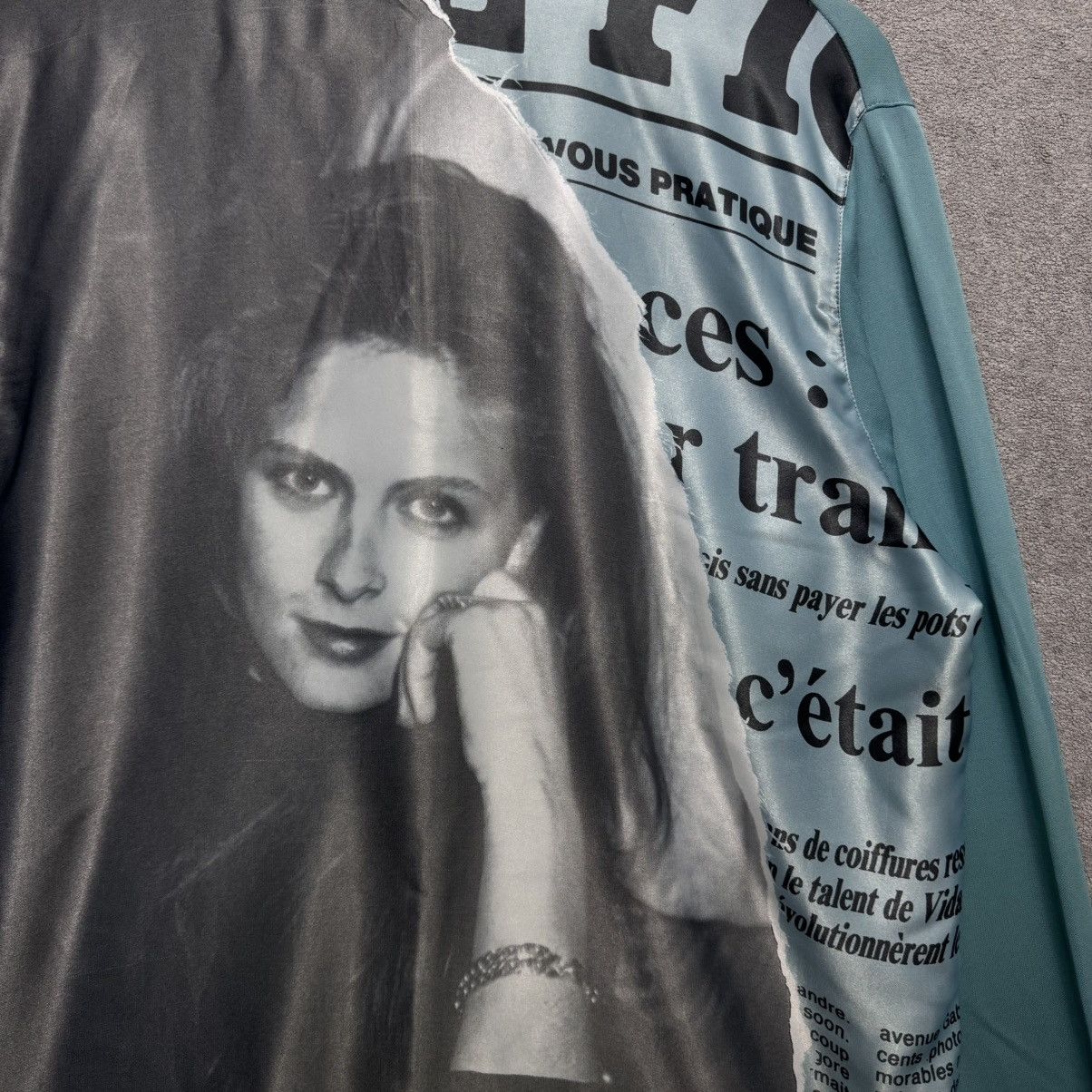 Designer × Japanese Brand × Vintage Tokuko 1er Vol Japan Retro Magazine Rayon Long Sleeve Shirt Size M / US 6-8 / IT 42-44 - 5 Thumbnail