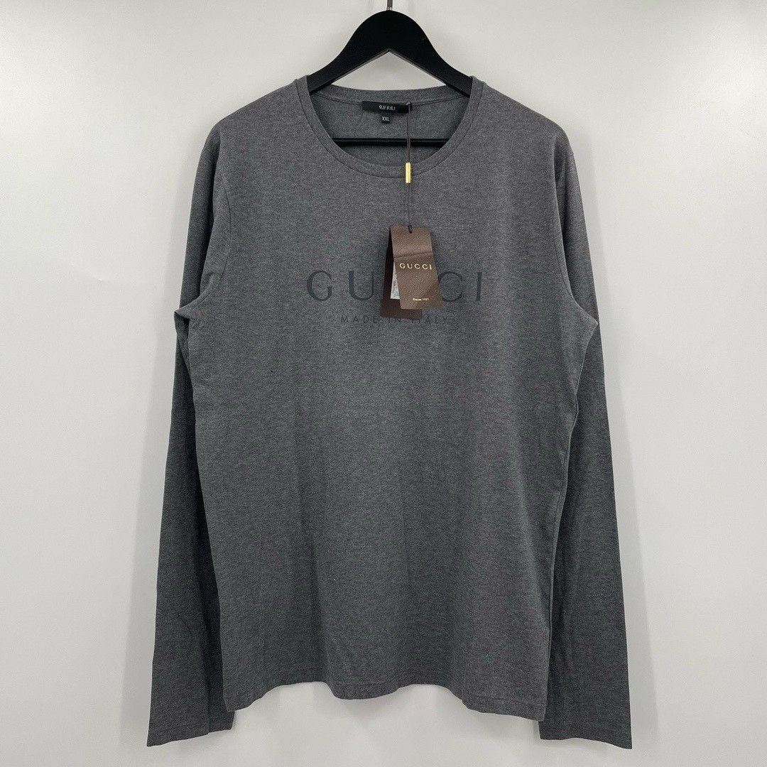 Gucci Gucci chest letter logo long sleeves Nextarrow-2412 Size US XXL / EU 58 / 5 - 1 Thumbnail