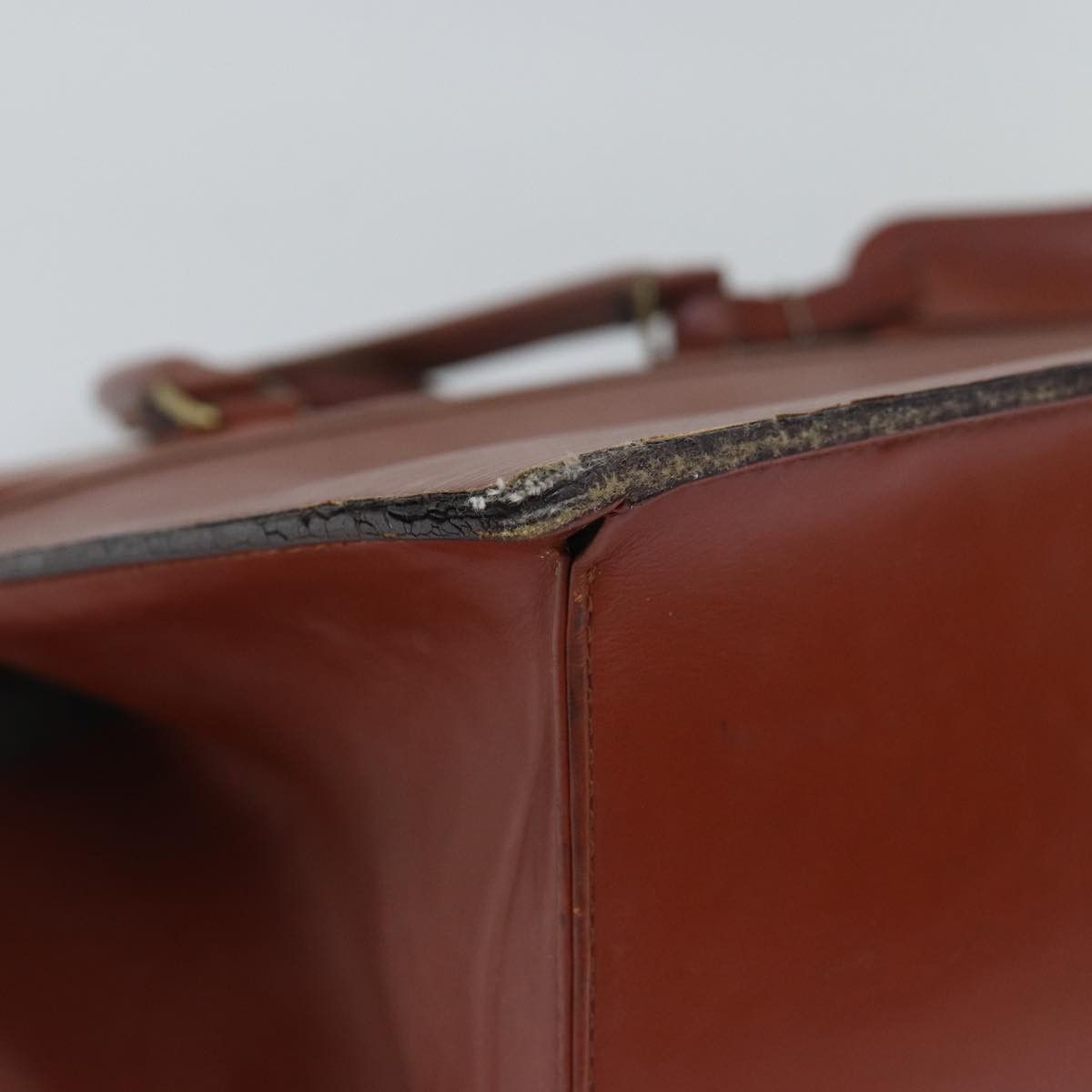 Louis Vuitton LOUIS VUITTON Epi Riviera Hand Bag Brown M48183 Size ONE SIZE - 14 Thumbnail