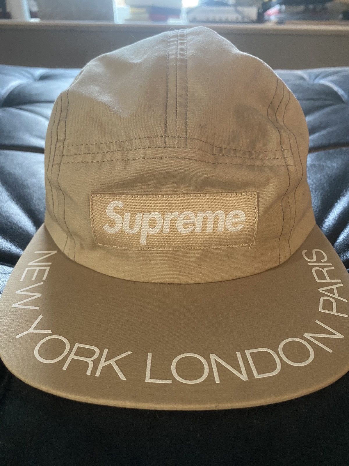 Supreme Supreme Visor Print Tan Camp Cap Size ONE SIZE - 5 Thumbnail