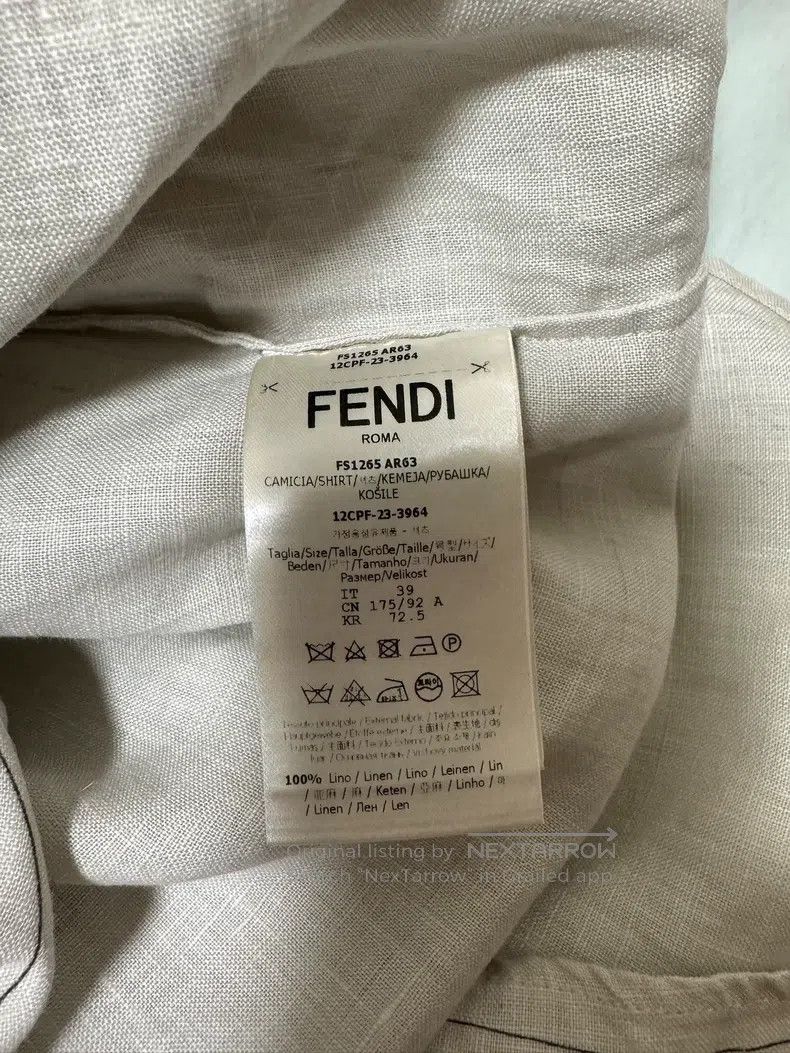 Fendi Fendi size 39 Long-sleeve shirt jacket Size US M / EU 48-50 / 2 - 8 Thumbnail