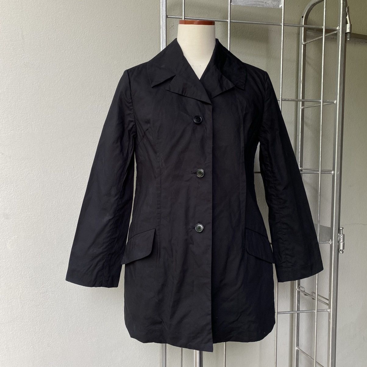 Y's Iwish Black Women’s Blazer with Long Sleeves Size L / US 10 / IT 46 - 2 Thumbnail