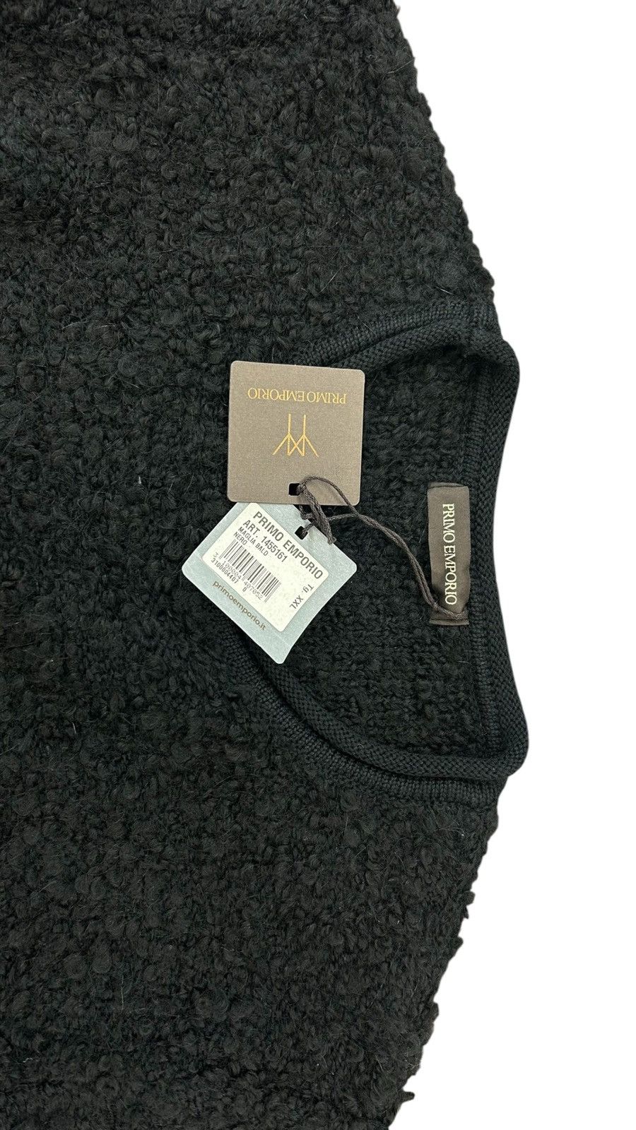 Other NWT Primo Emporio Deadstock Knit Jumper - Black - XXL Size US XXL / EU 58 / 5 - 4 Thumbnail