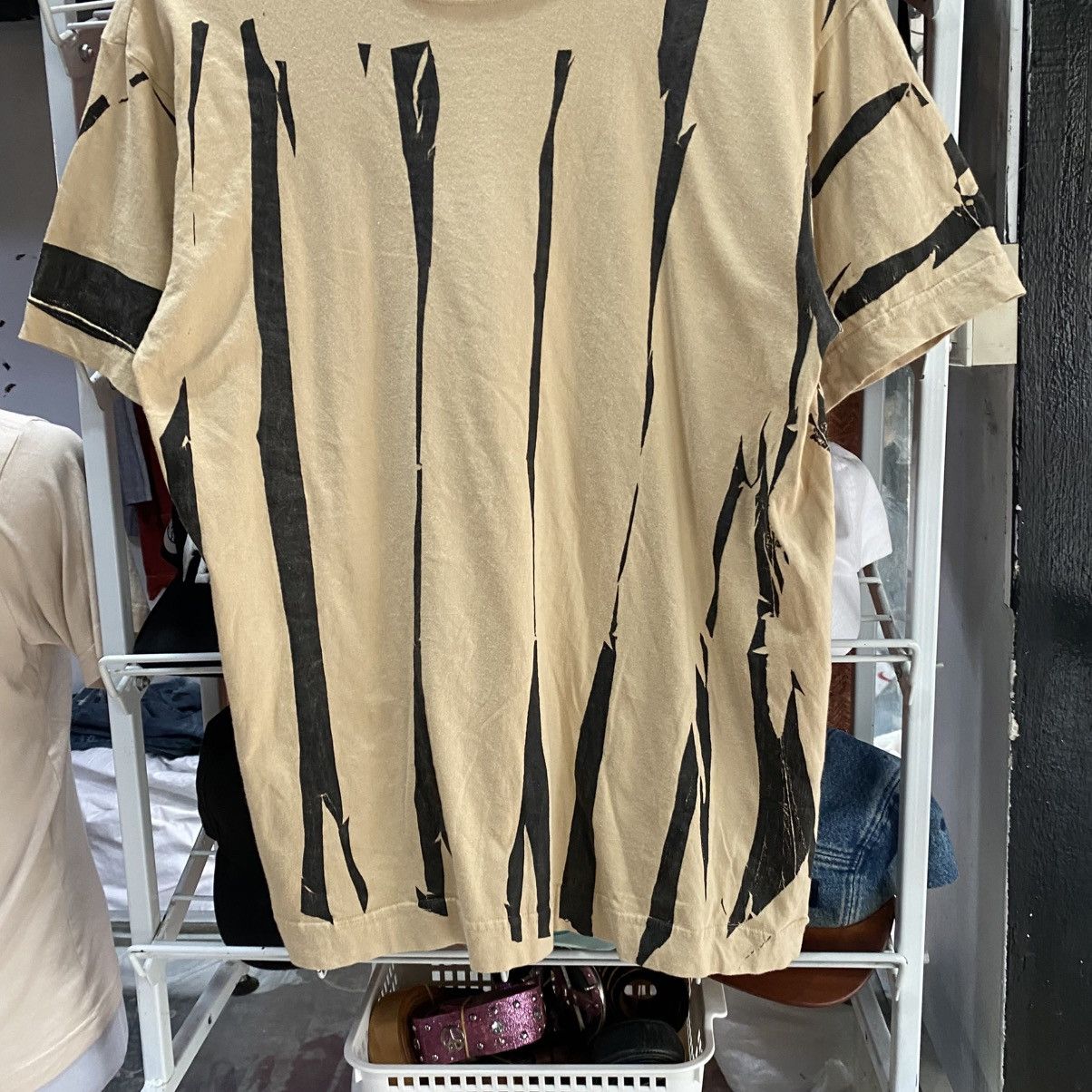 Issey Miyake Issey Miyake Men Archive Abstract Brushstroke Graphic Tee Size US M / EU 48-50 / 2 - 4 Thumbnail