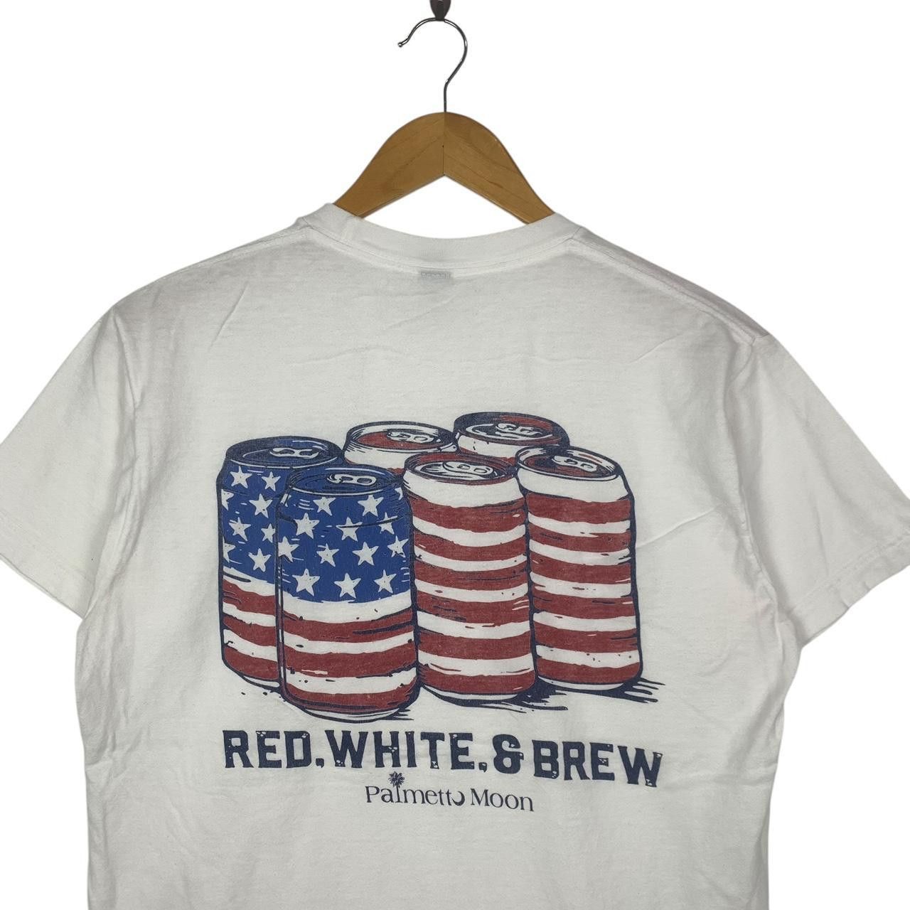 Other RED WHITE & BREW Palmetto Moon American Beer Tee Shirt Size US M / EU 48-50 / 2 - 5 Thumbnail
