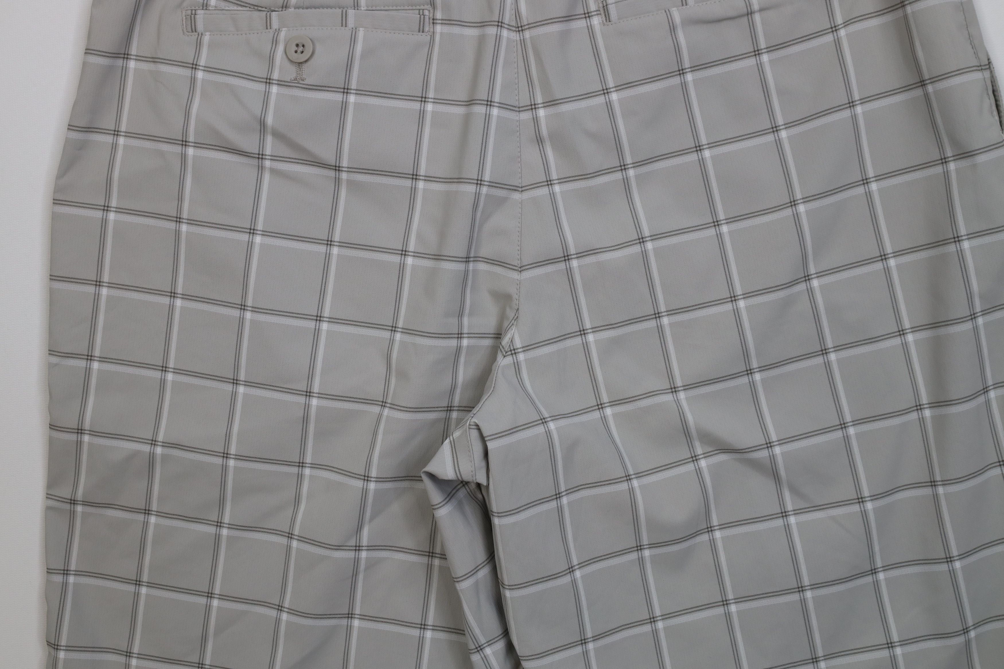 Nike Vintage Y2K Nike Golf Mini Swoosh Golfing Chino Shorts Plaid Size US 34 / EU 50 - 11 Thumbnail