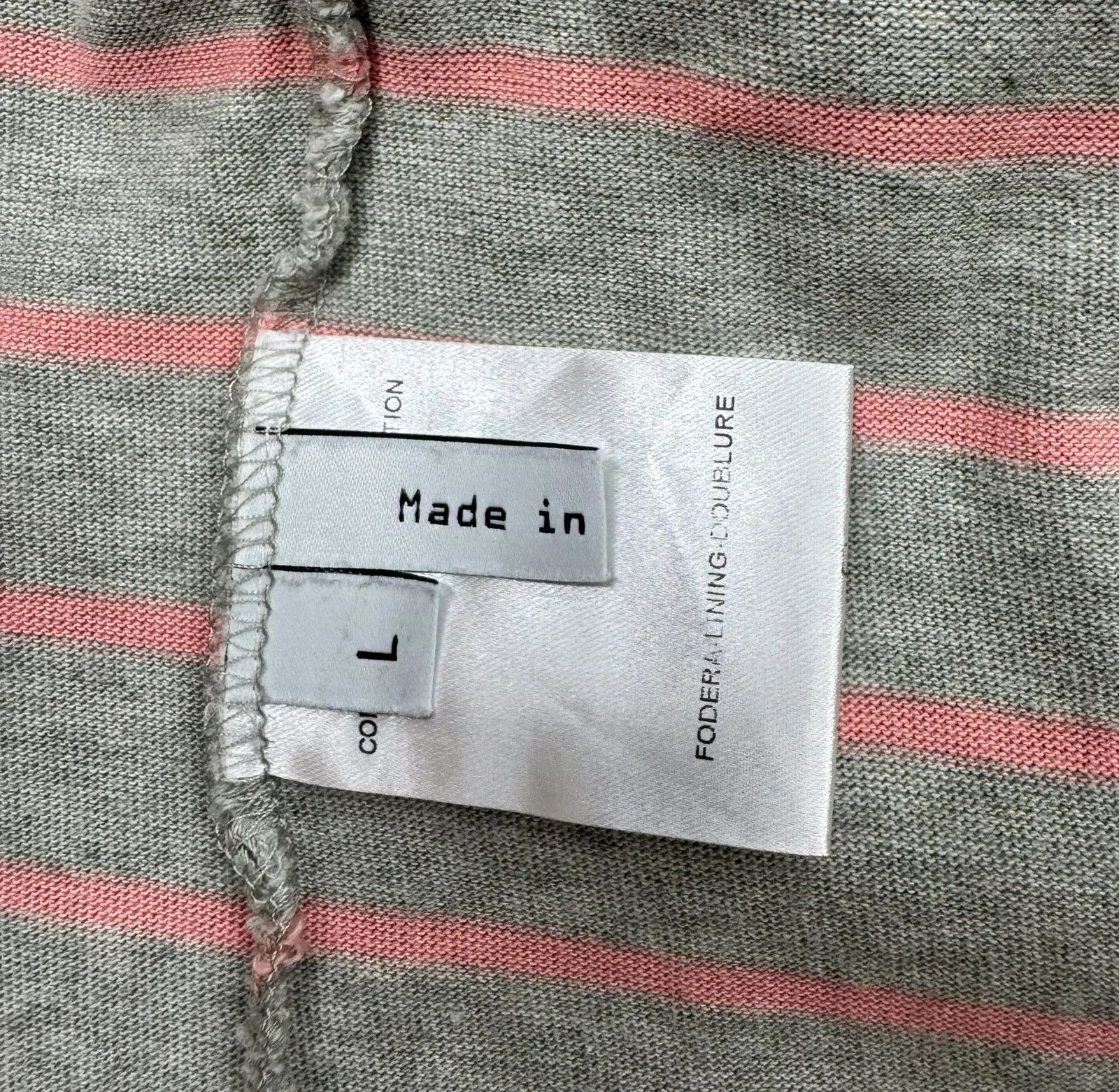 Balenciaga Balenciaga Paris Collared Striped Jumper size L Size L / US 10 / IT 46 - 11 Thumbnail