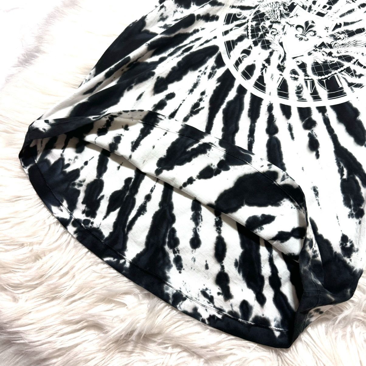 Balmain Balmain Homme tie-dye emblem T-shirt S black white Size US S / EU 44-46 / 1 - 6 Thumbnail