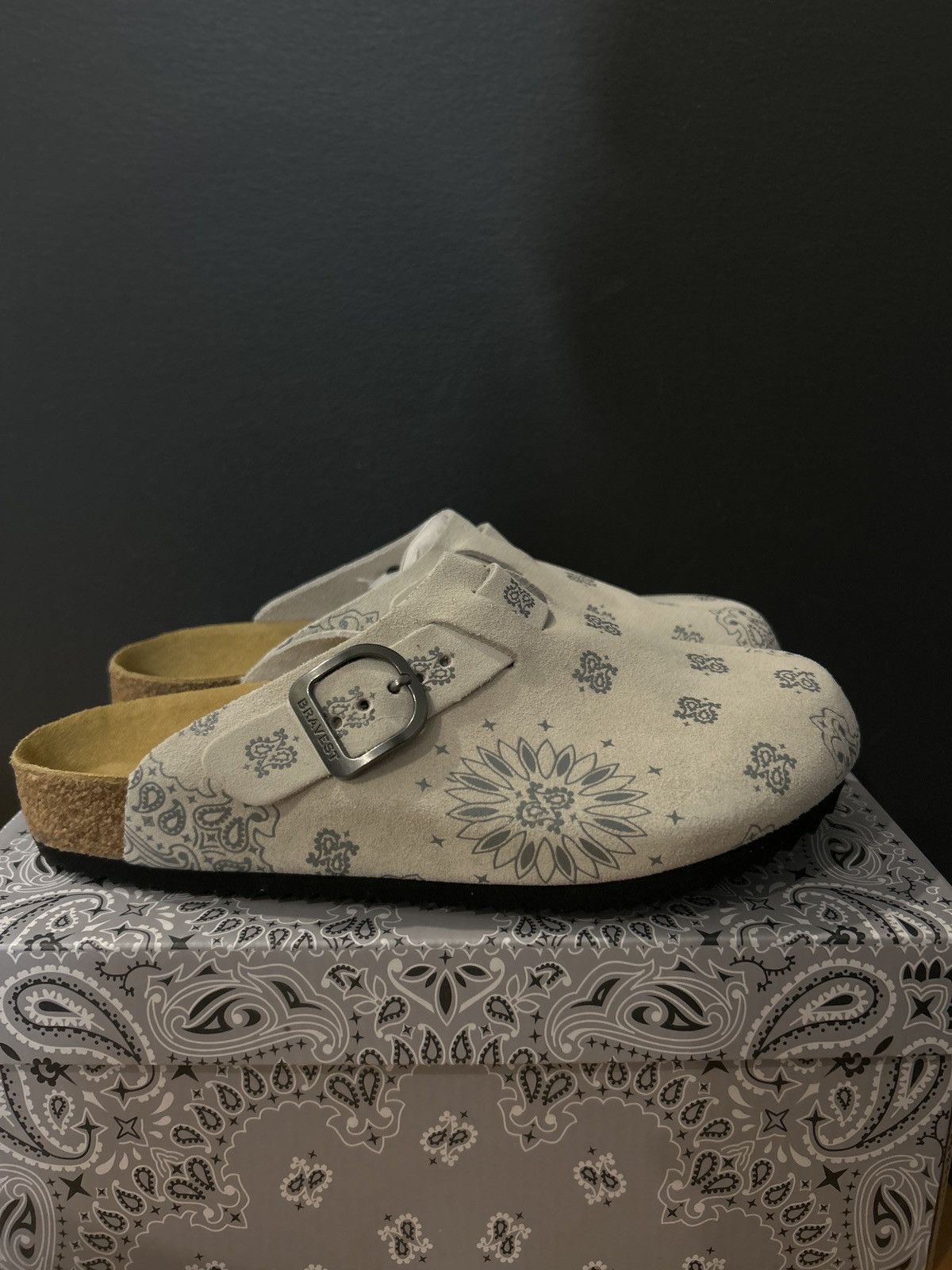Bravest Studios Bravest Studious Suede Paisley Mules Size US 6 / EU 39 - 2 Thumbnail