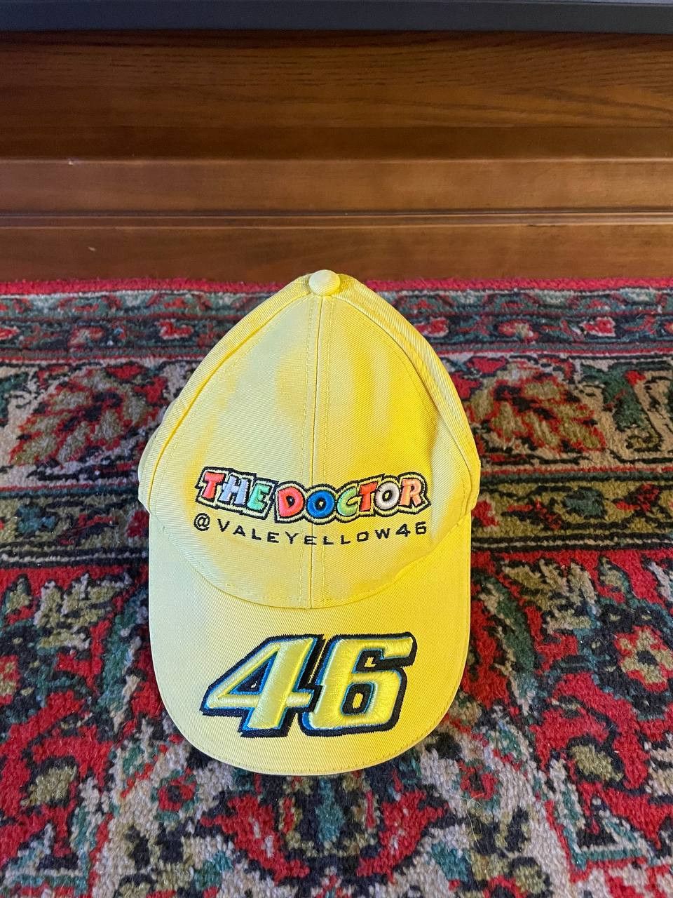 Valentino 🧢 Valentino Rossi "The Doctor" 46 Cap – MotoGP Style 🏁 Size ONE SIZE - 1 Thumbnail