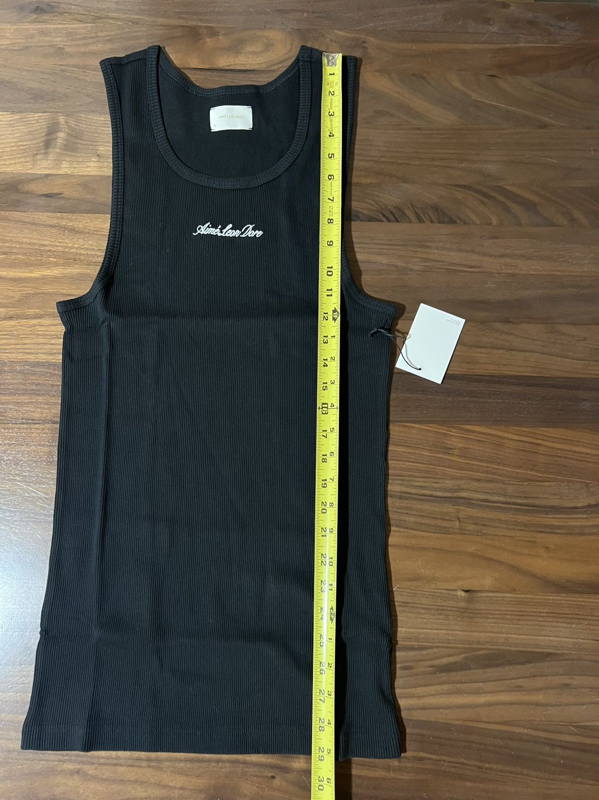 Aime Leon Dore Aime Leon Dore Embroidered Logo Tank Top Size XL Black Size US XL / EU 56 / 4 - 4 Thumbnail