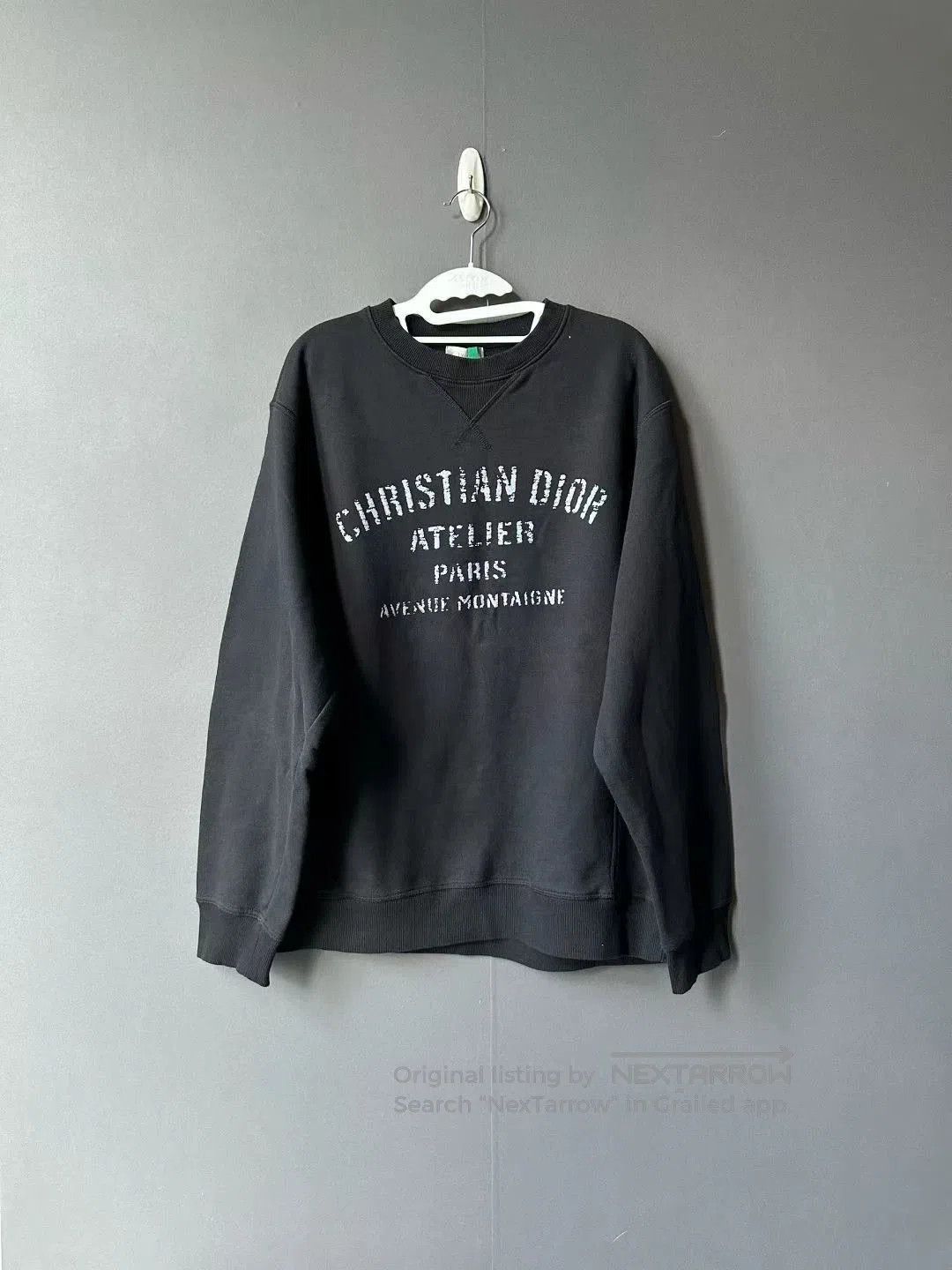 Dior Dior Flocked Logo Sweatshirt. Size US XXL / EU 58 / 5 - 1 Thumbnail