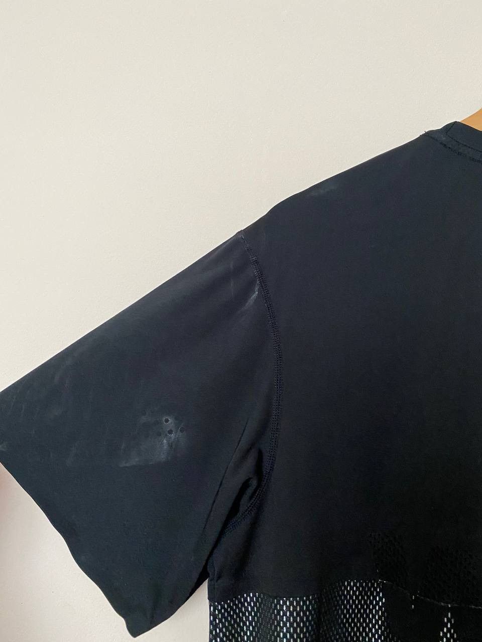 1017 ALYX 9SM × Alexander Wang Alexander Wang H&M Mens Black Oversized Big Logo T Shirt Tee Size US S / EU 44-46 / 1 - 11 Thumbnail