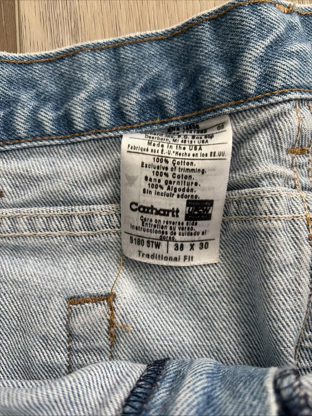 Carhartt Carhartt Dungaree Fit Carpenter Jeans Men Size 38x30 Vintage Size US 38 / EU 54 - 3 Thumbnail