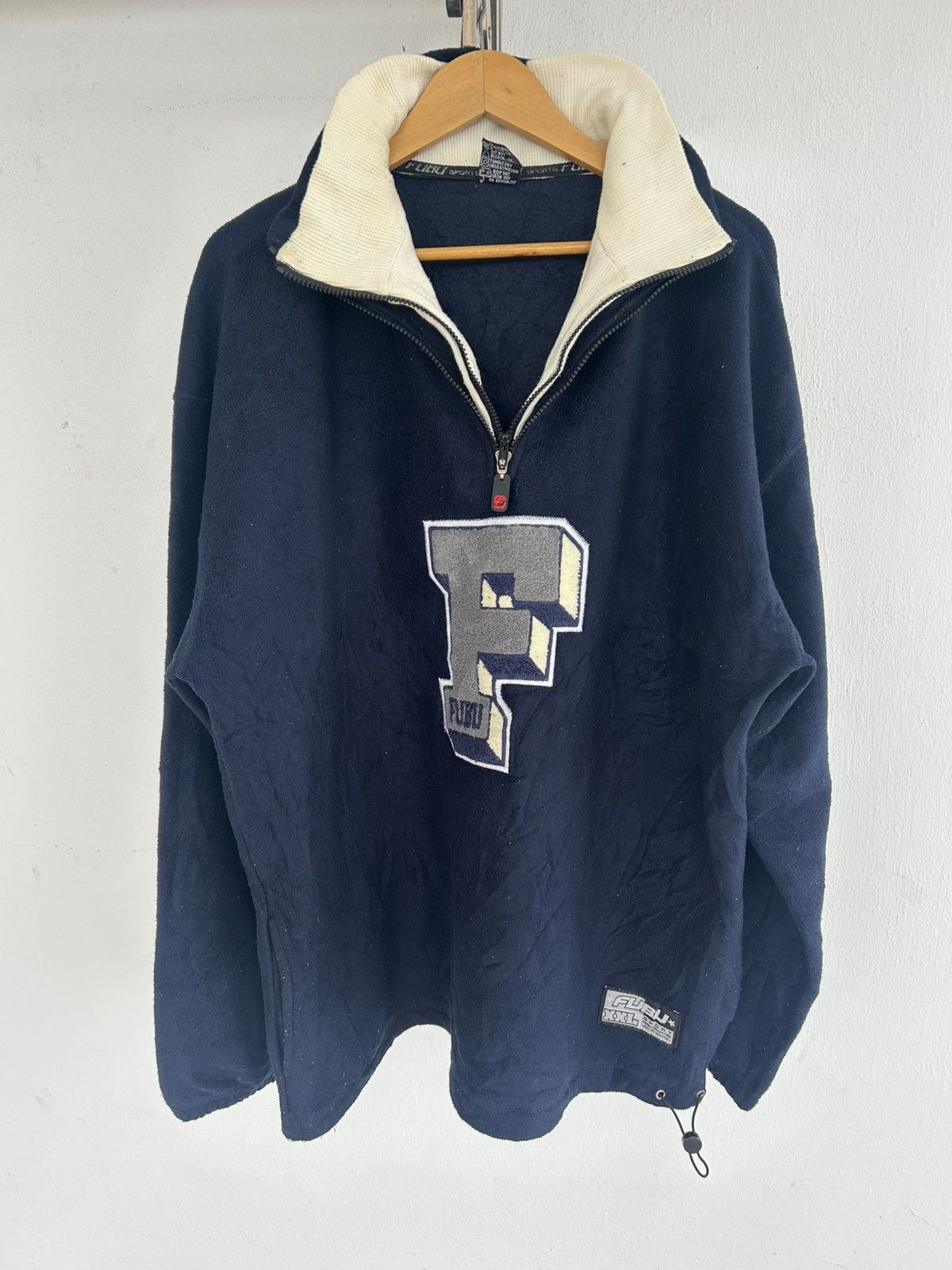 Fubu Fubu Sweater Halfzip Fronthit Blue Size US XL / EU 56 / 4 - 3 Thumbnail